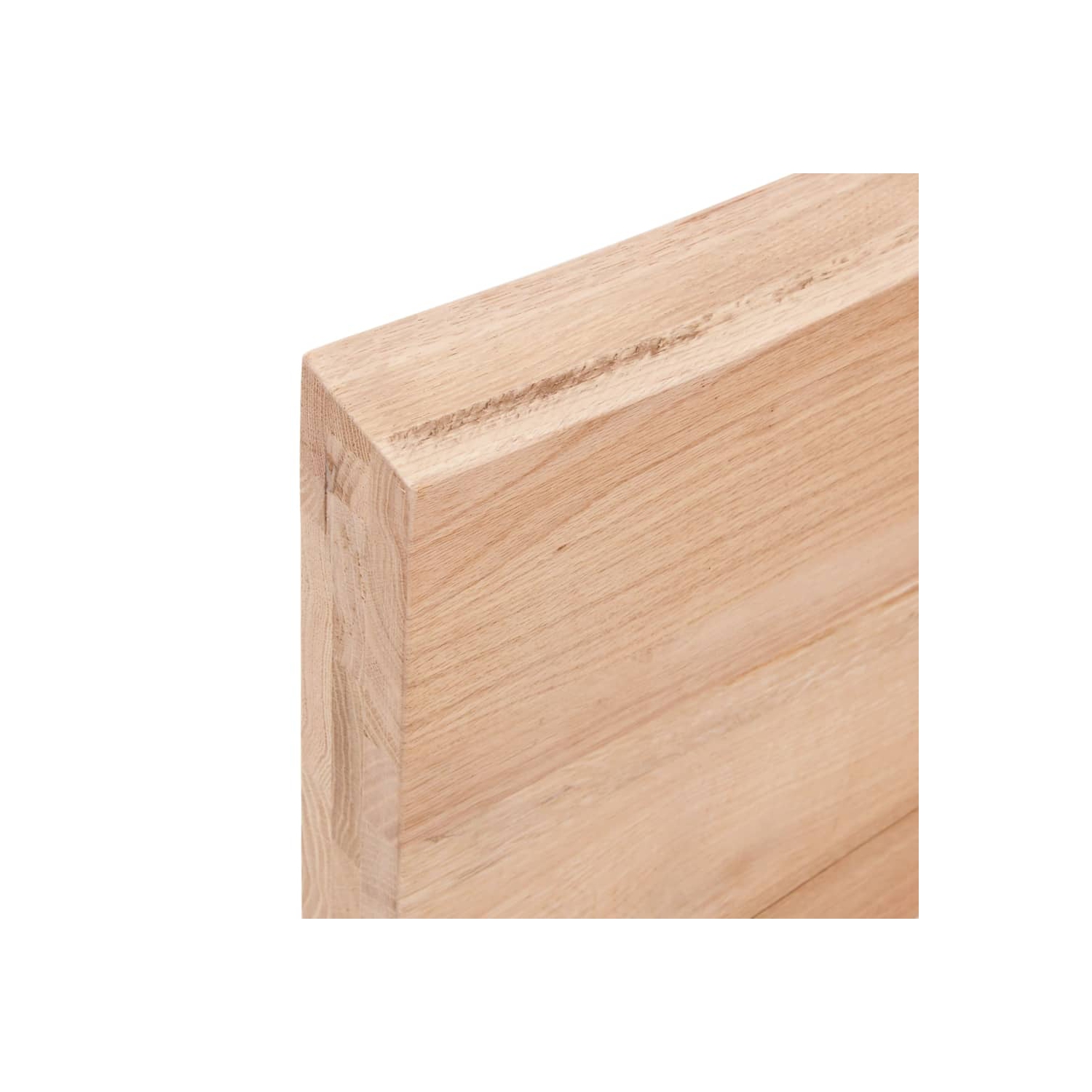 vidaXL Table Top Light Brown 80x60x(2-6) cm Treated Solid Wood Oak