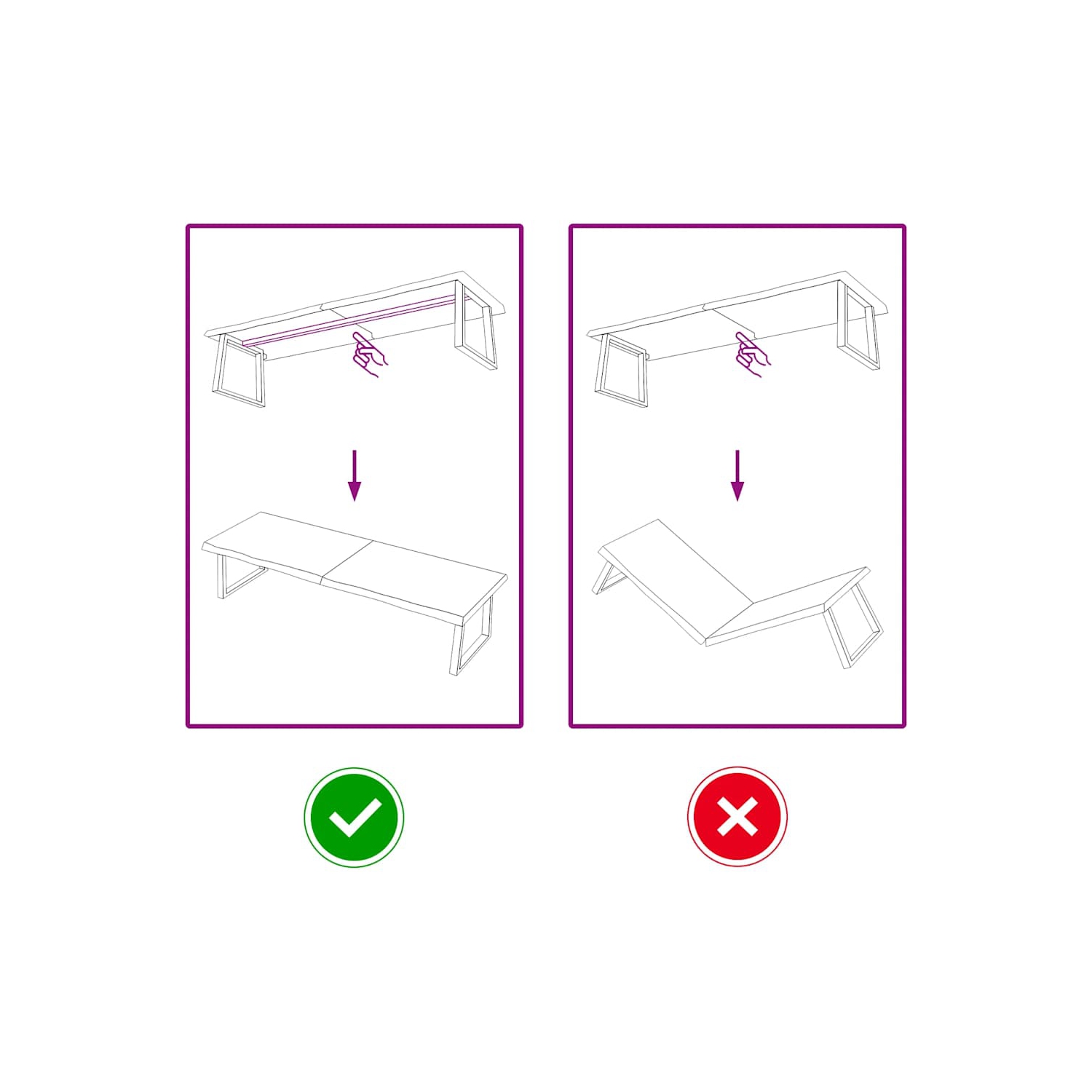 vidaXL Table Top Light Brown 180x60x(2-4) cm Treated Solid Wood Oak
