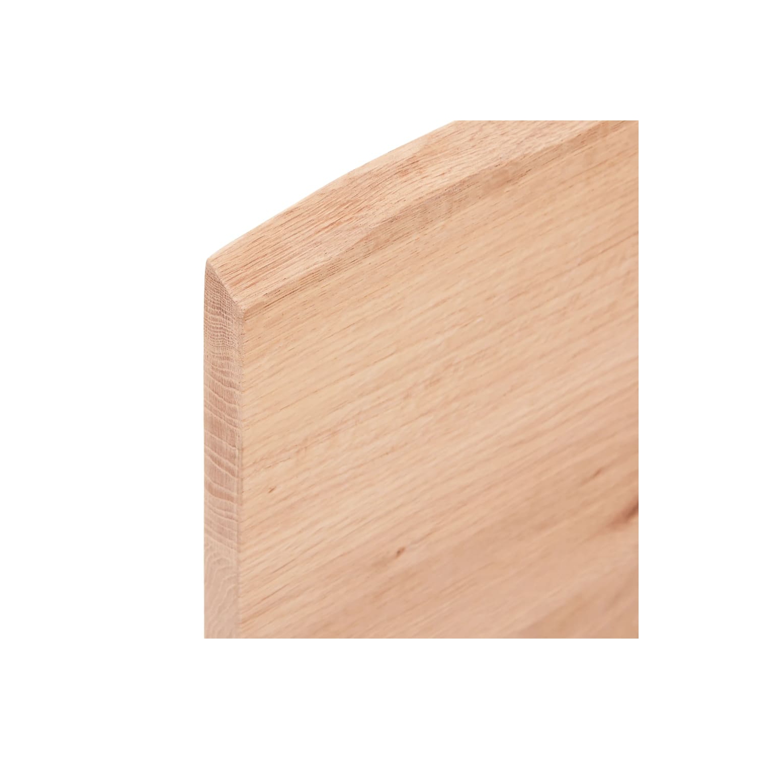 vidaXL Table Top Light Brown 80x50x2 cm Treated Solid Wood Oak