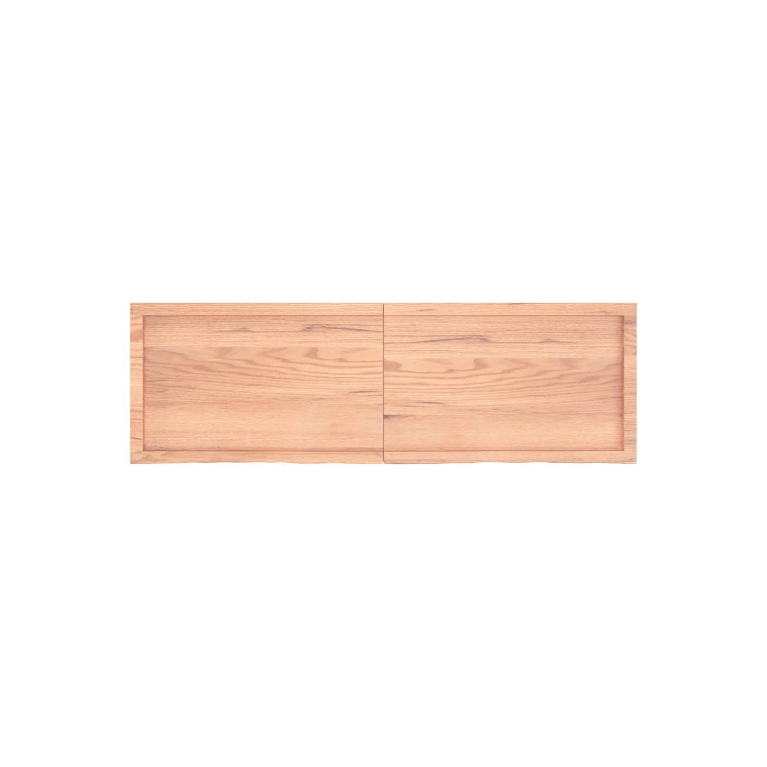 Surface de table vidaXL brun clair 160x50x cm chêne massif traité