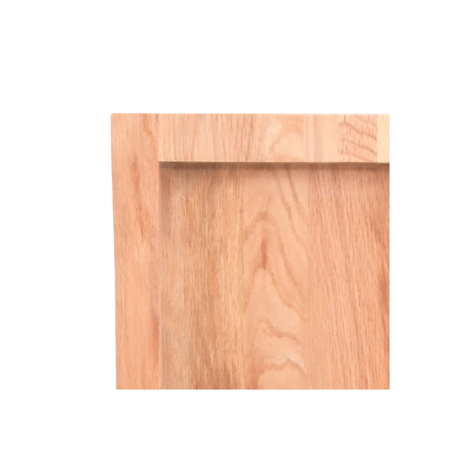 Surface de table vidaXL brun clair 120x60x(2-4) cm chêne massif traité