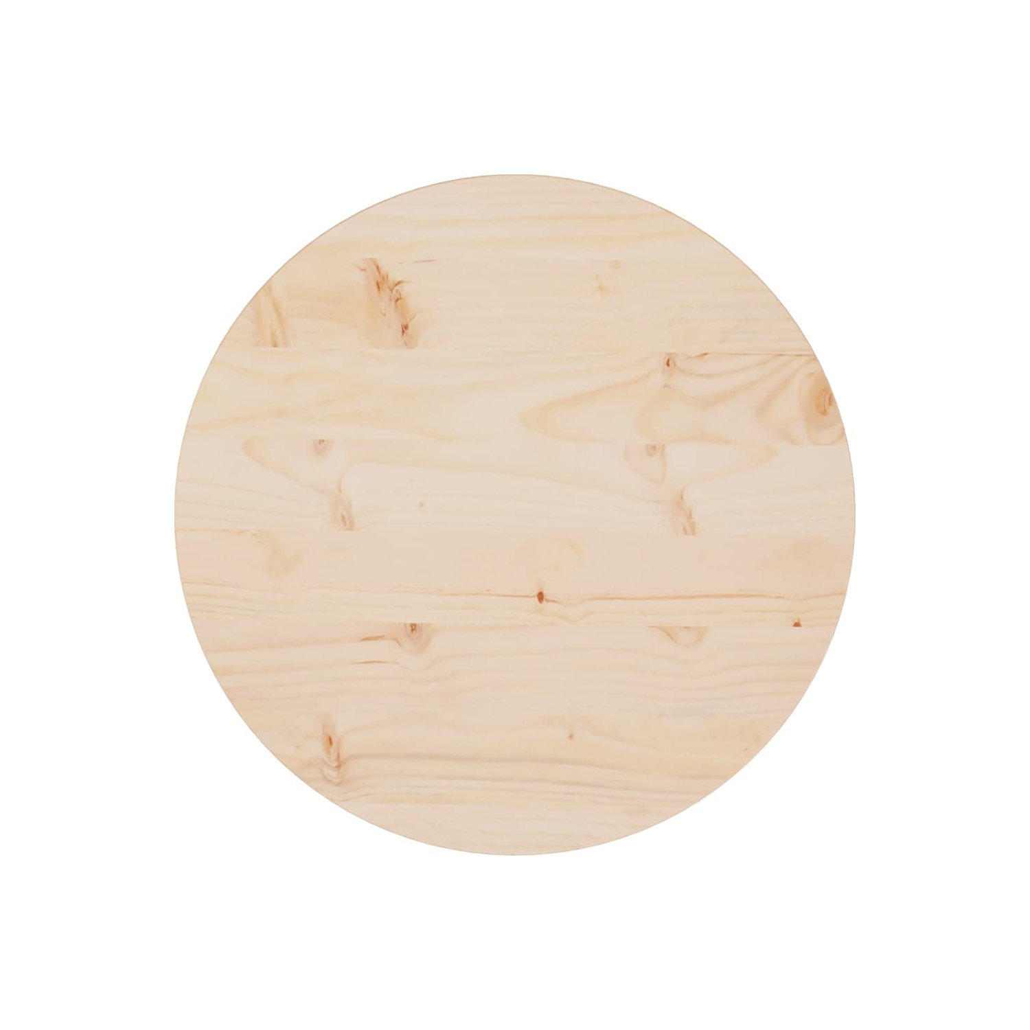 Table vidaXL Ø50x2.5&nbsp;cm Pin massif