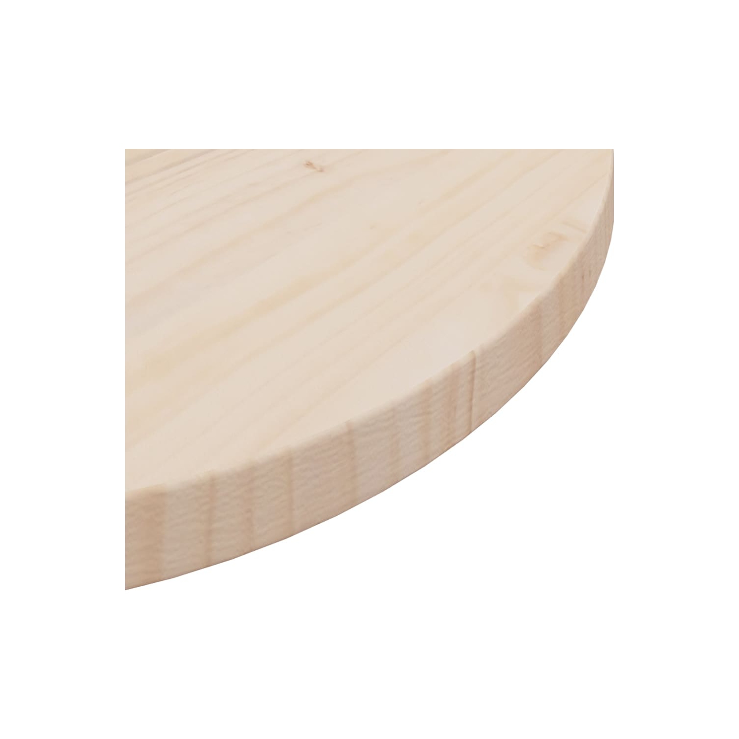 Table vidaXL Ø50x2.5&nbsp;cm Pin massif