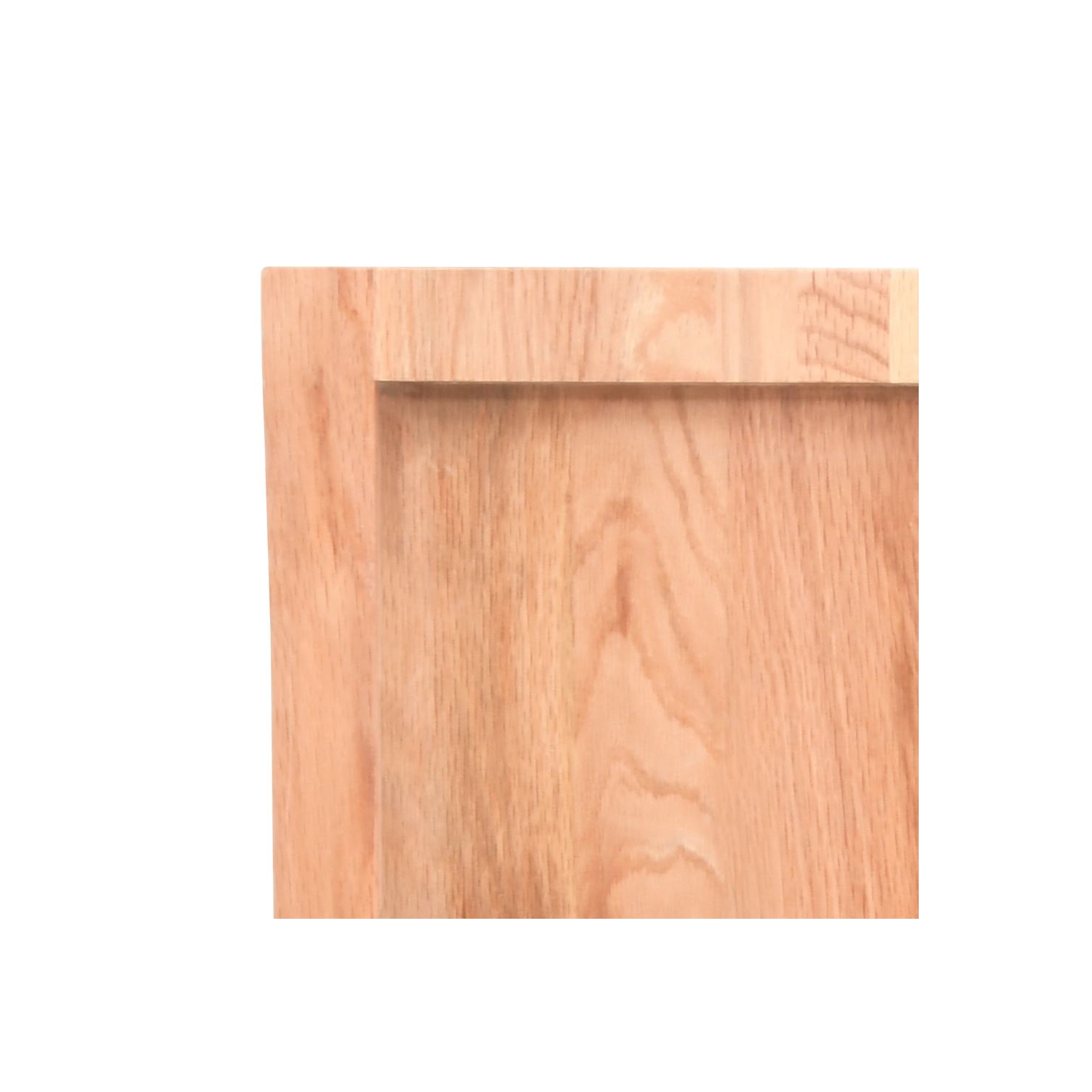 vidaXL Bathroom Countertop Light Brown 140x50x(2-6)cm Treated Solid Wood