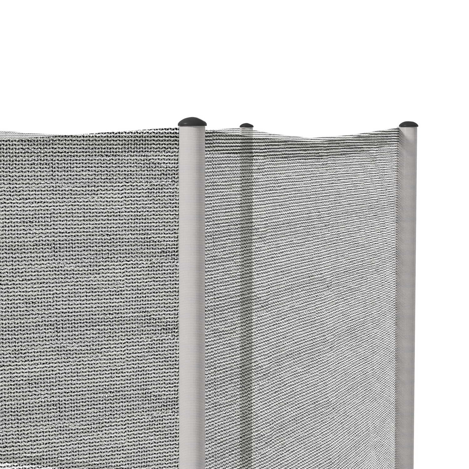 Soozier – filet de trampoline 14FT, accessoires de sécurité à rebond avec filet de 8 poteaux seulement, gris