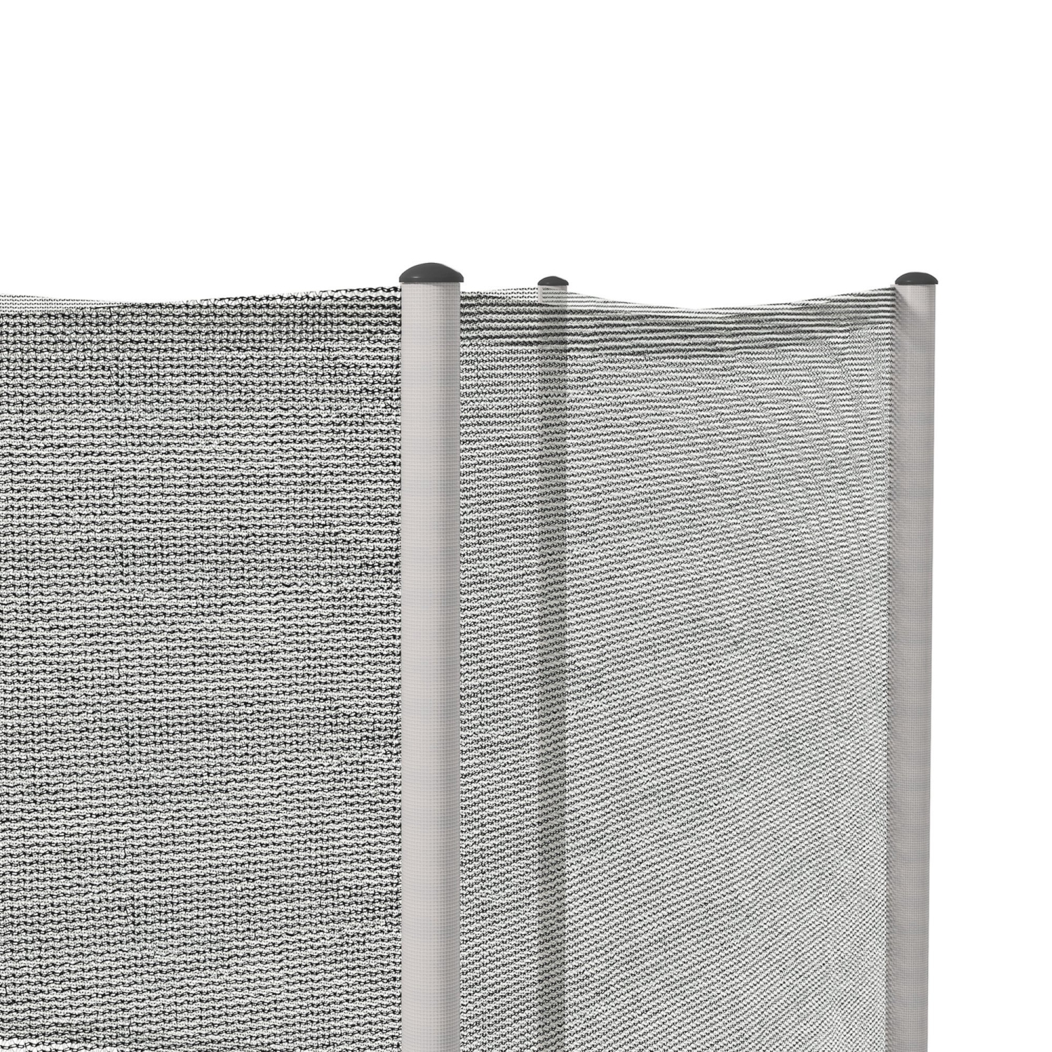 Soozier – filet de trampoline avec filet de 12 pi, accessoires de sécurité Bounce avec filet de 8 poteaux seulement, gris