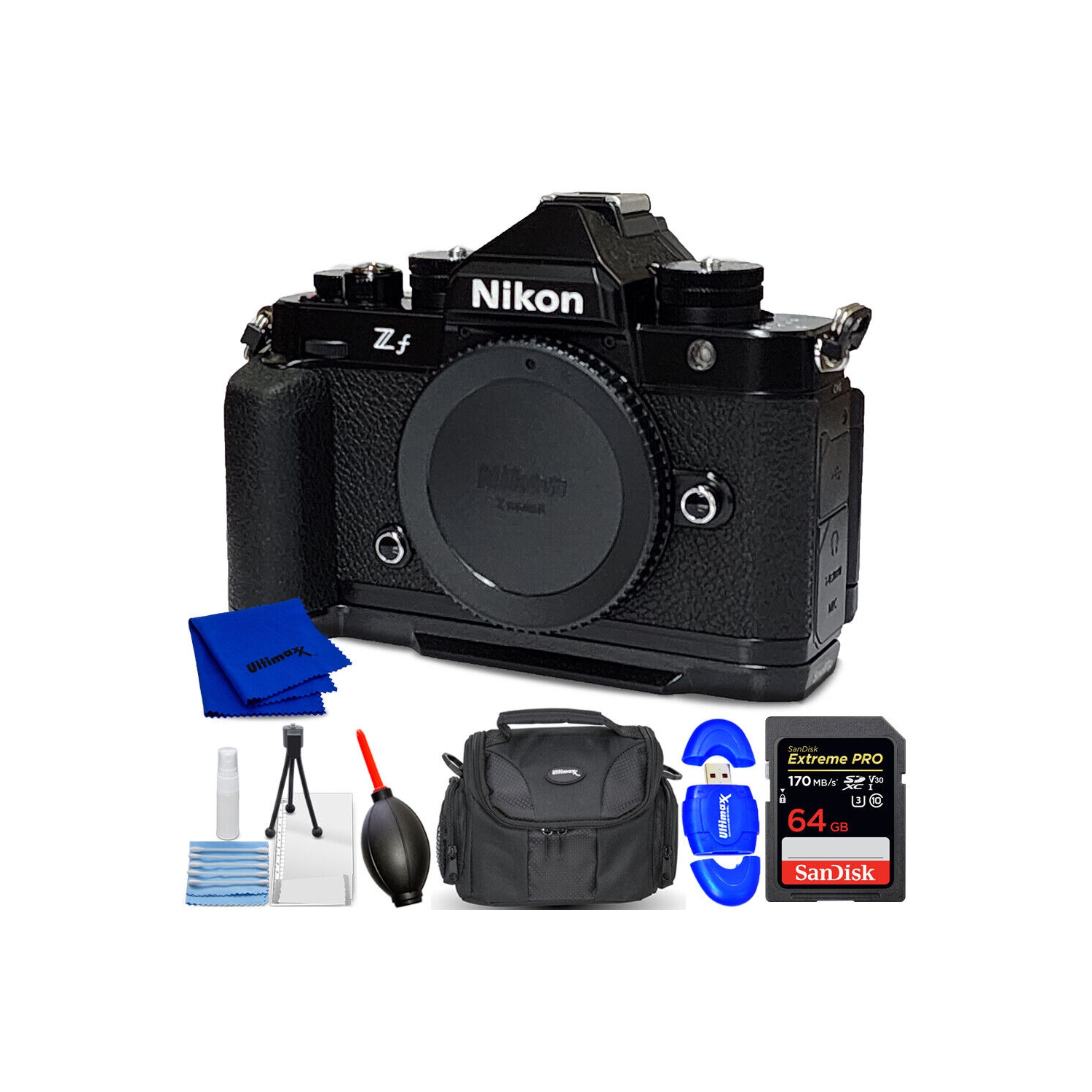 Nikon Zf Mirrorless Camera 1761 - 7PC Accessory Bundle