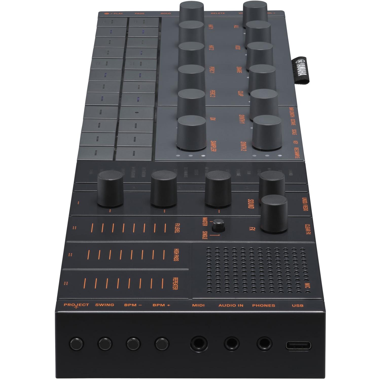 Station de création musicale Seqtrak de Yamaha - Orange