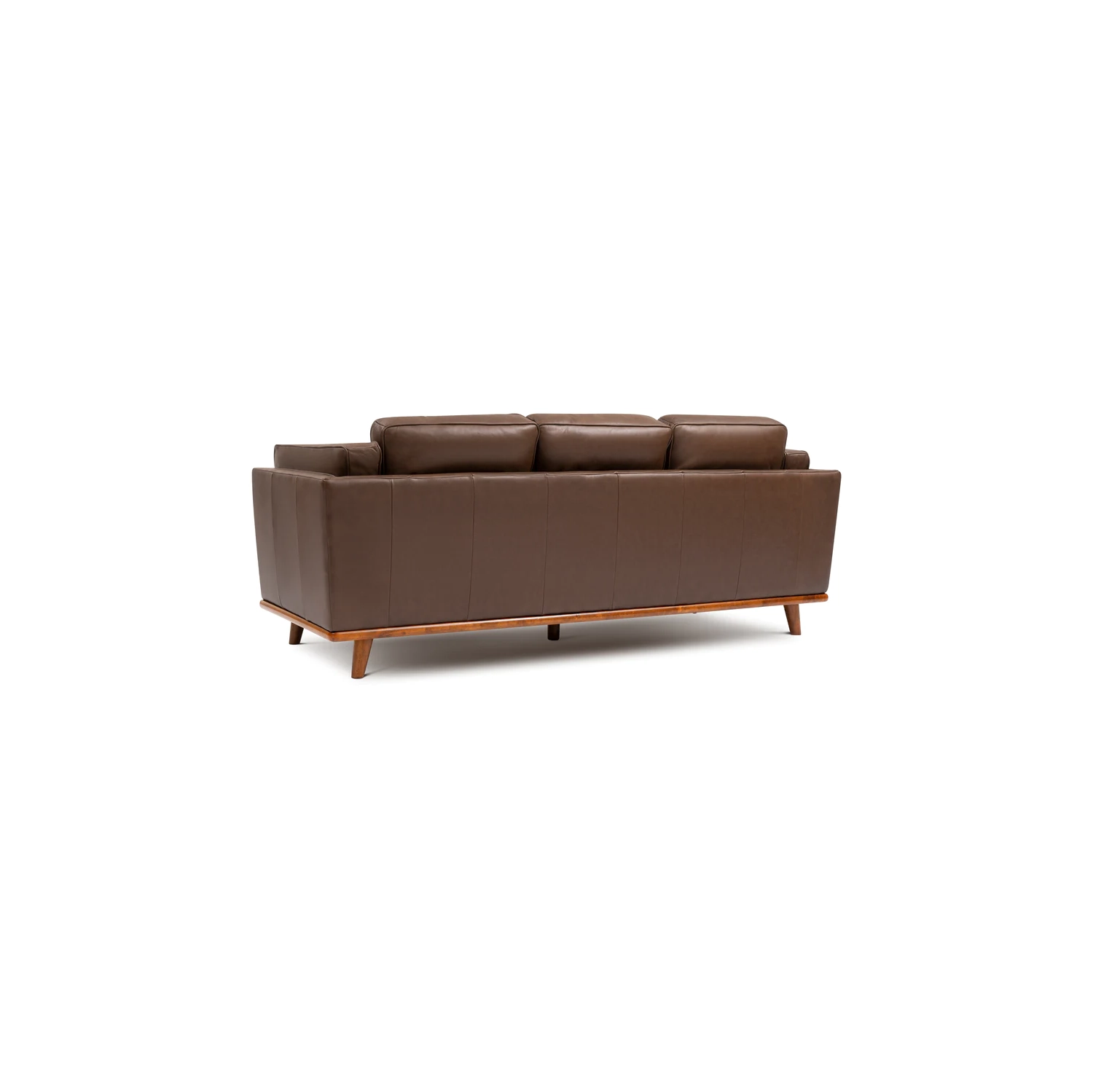 Valencia Artisan Top Grain Leather Three Seats Chocolate