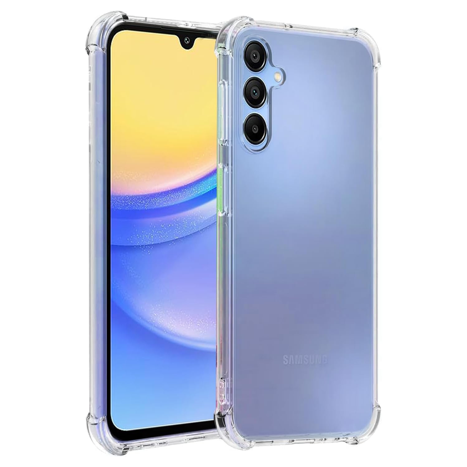 [CSmart] Ultra Thin Soft TPU Bumper Case Back Cover for Samsung Galaxy A15 (5G), Clear