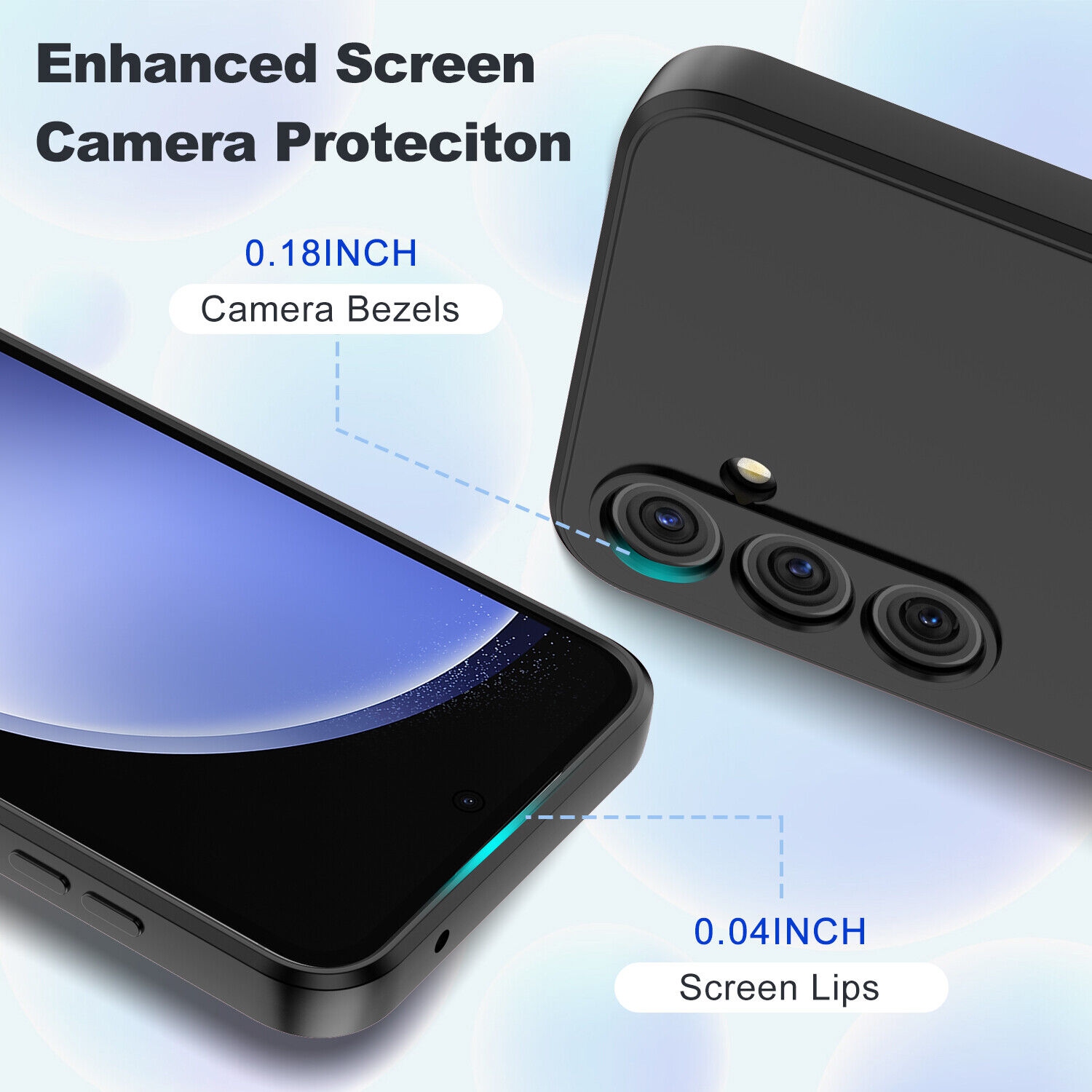 [CSmart] Étui souple en TPUR ultramince à l’arrière pour Samsung Galaxy A15, transparent