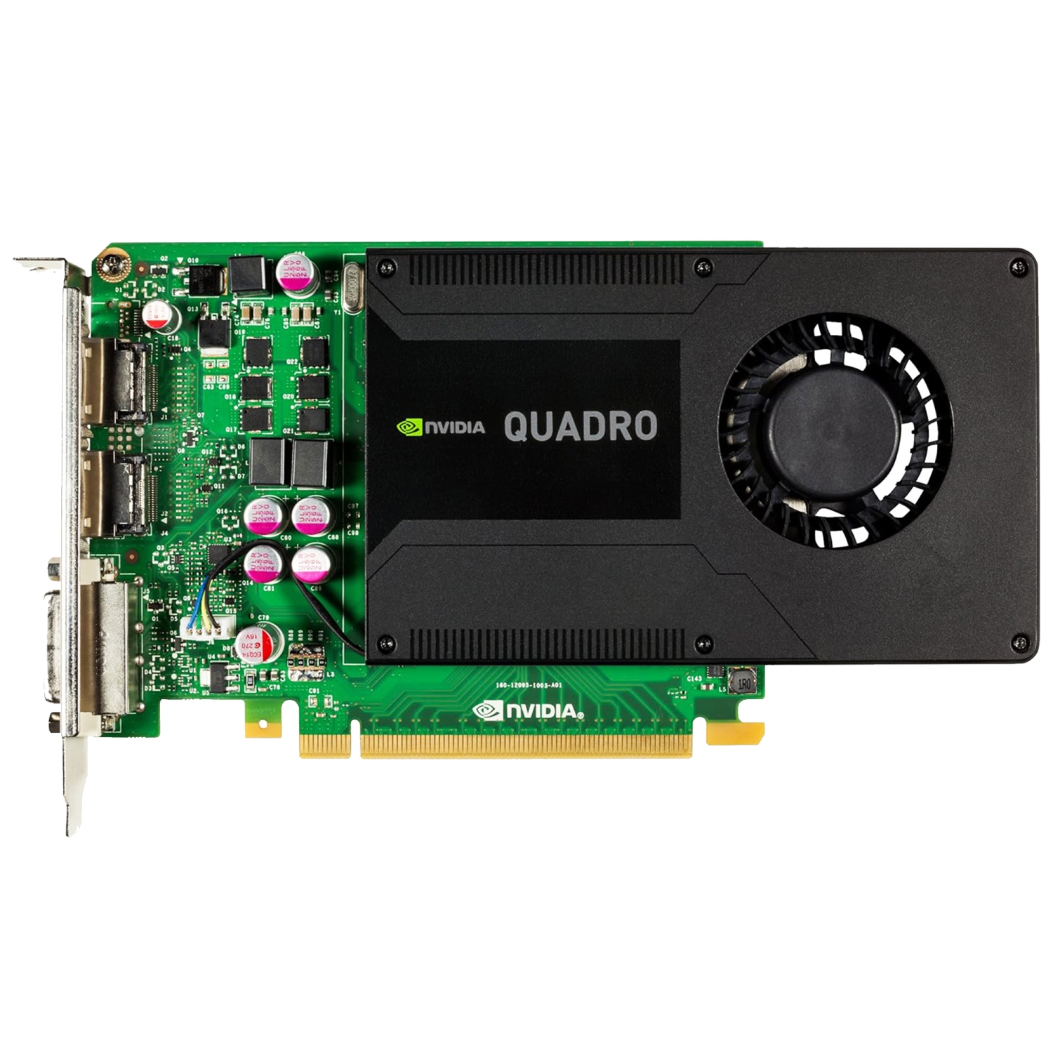 Refurbished (Good) - NVIDIA Quadro K2000 Graphics Card, 2GB GDDR5 Memory, 384 CUDA Cores, 128-bit Memory Interface, PCIe 2.0 x16, High profile Video Card, DVI/ Display ports