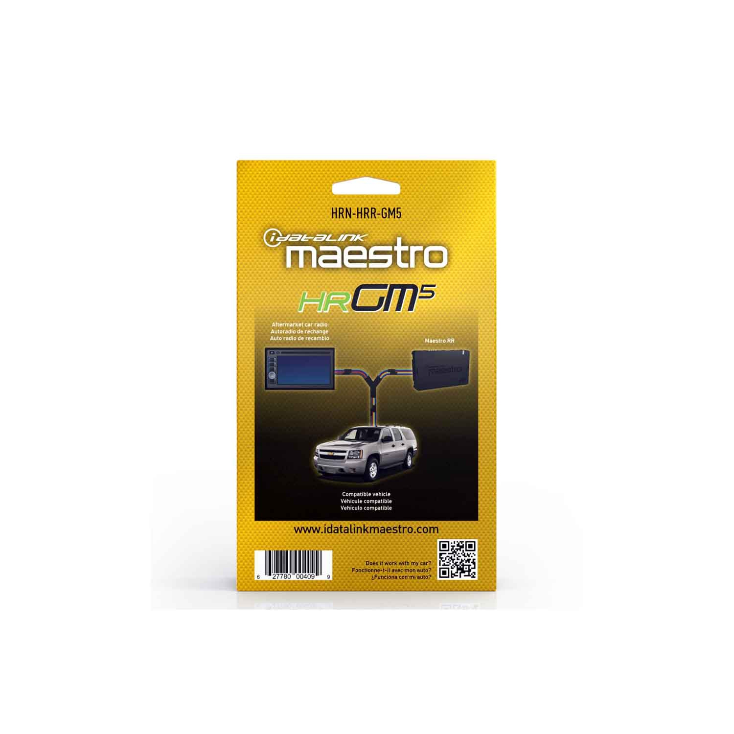 IDatalink – faisceau en T avec fil prêt à l’emploi Maestro HRN-HRR-GM5 pour certains modèles GM 2006-Up