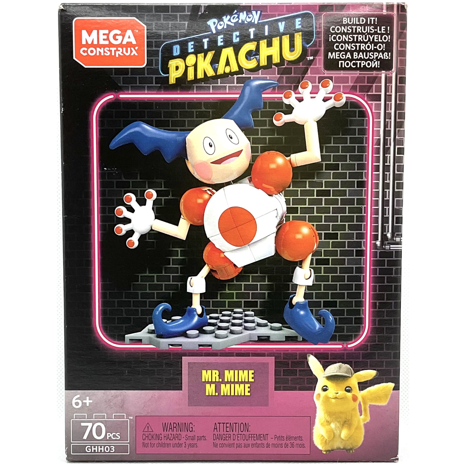 Mega Construx Pokemon Detective Pikachu Mr. Mime