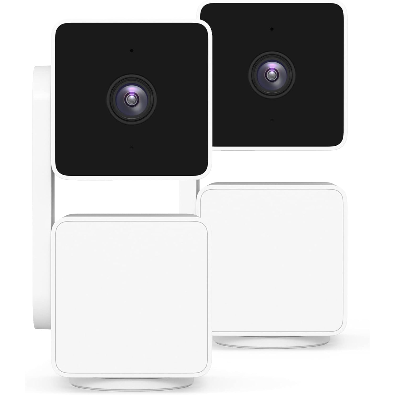 WYZE Cam Pan v3 Indoor/Outdoor IP65-Rated 1080p Pan/Tilt/Zoom Wi-Fi Smart Home Security Camera with Color Night Vision Compatible with Alexa & Google Assistant 2-Pack