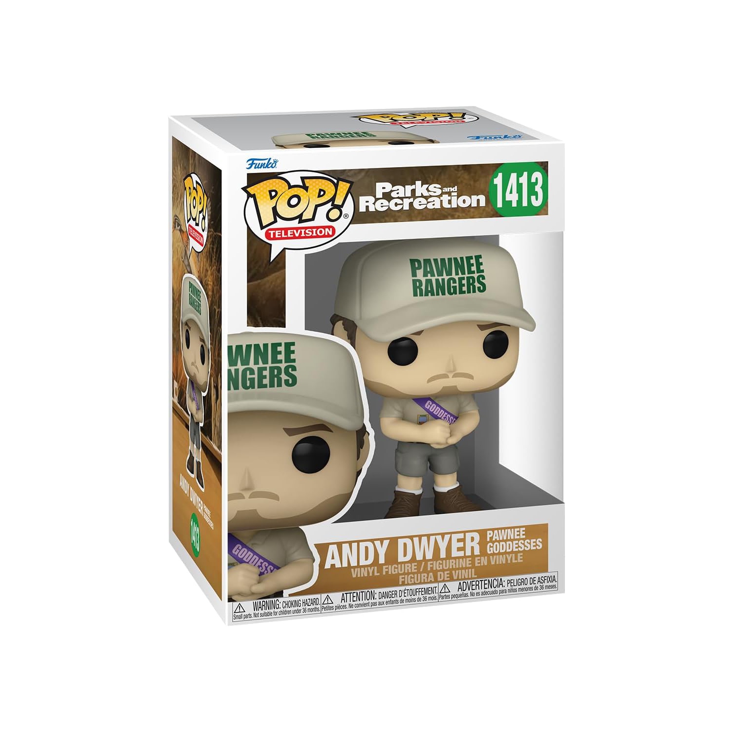 Funko Pop! TV: Parks and Recreation - Andy Dwyer Pawnee Goddesses