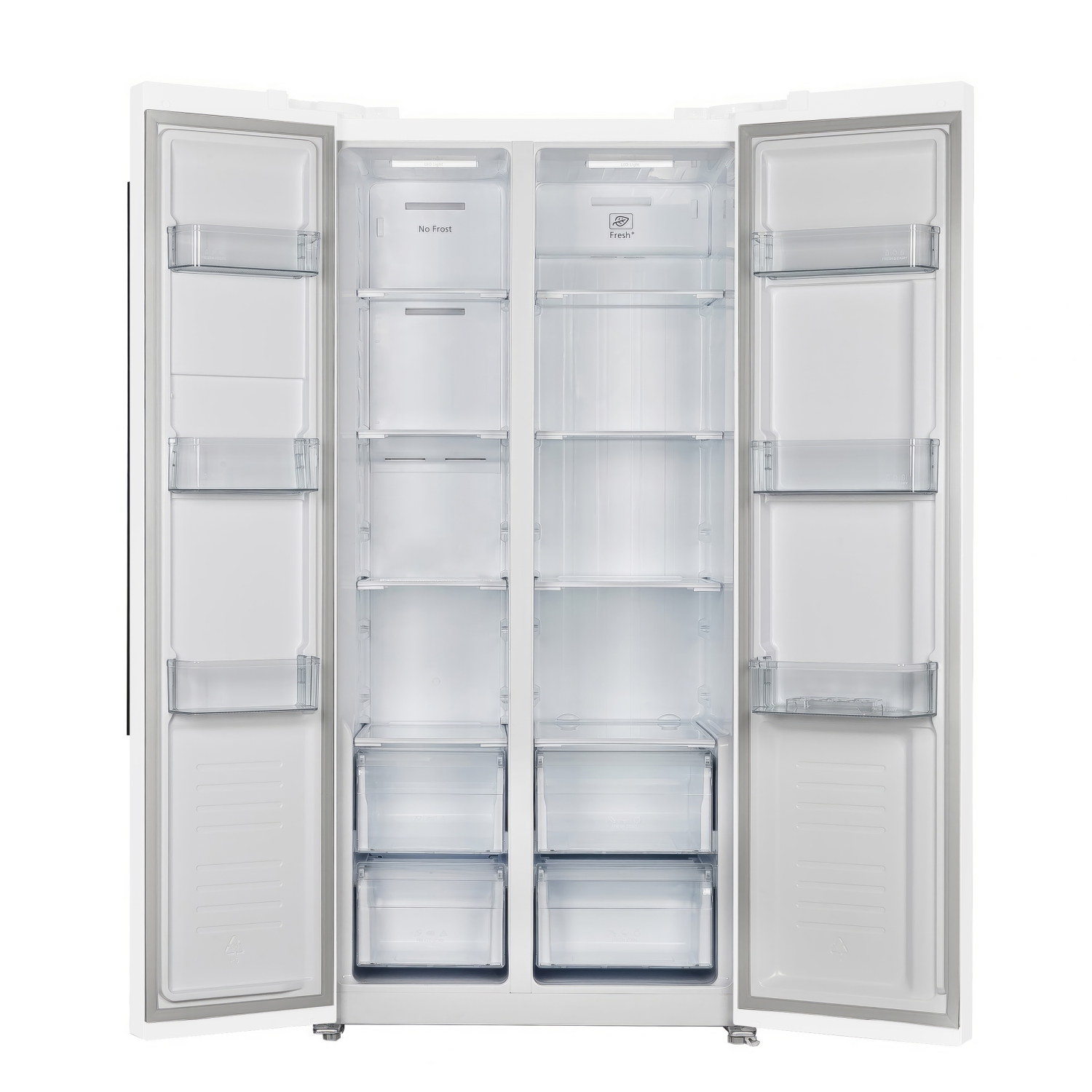 Forno Salerno Espresso 33-inch Side-by-Side 15.6 Cu.Ft. White Refrigerator