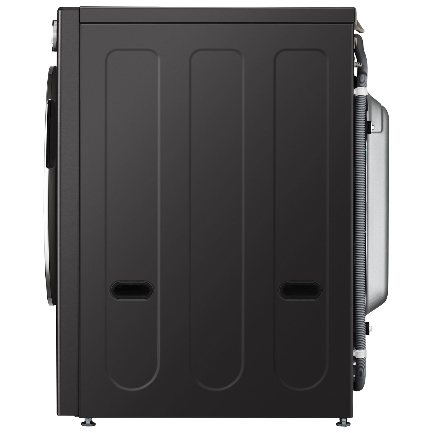 Laveuse/sécheuse électrique haute efficacité de 5,7 pi³ de LG - Acier noir