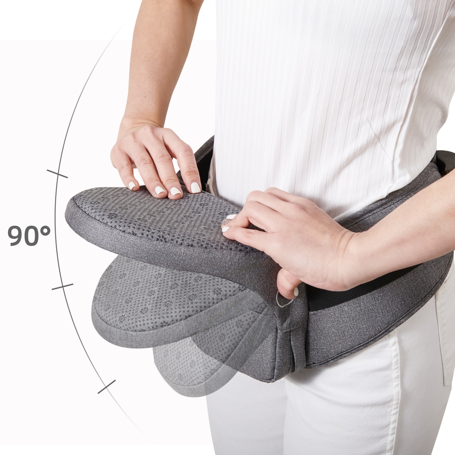 Porte-bébé pliable à siège de hanche Sunveno