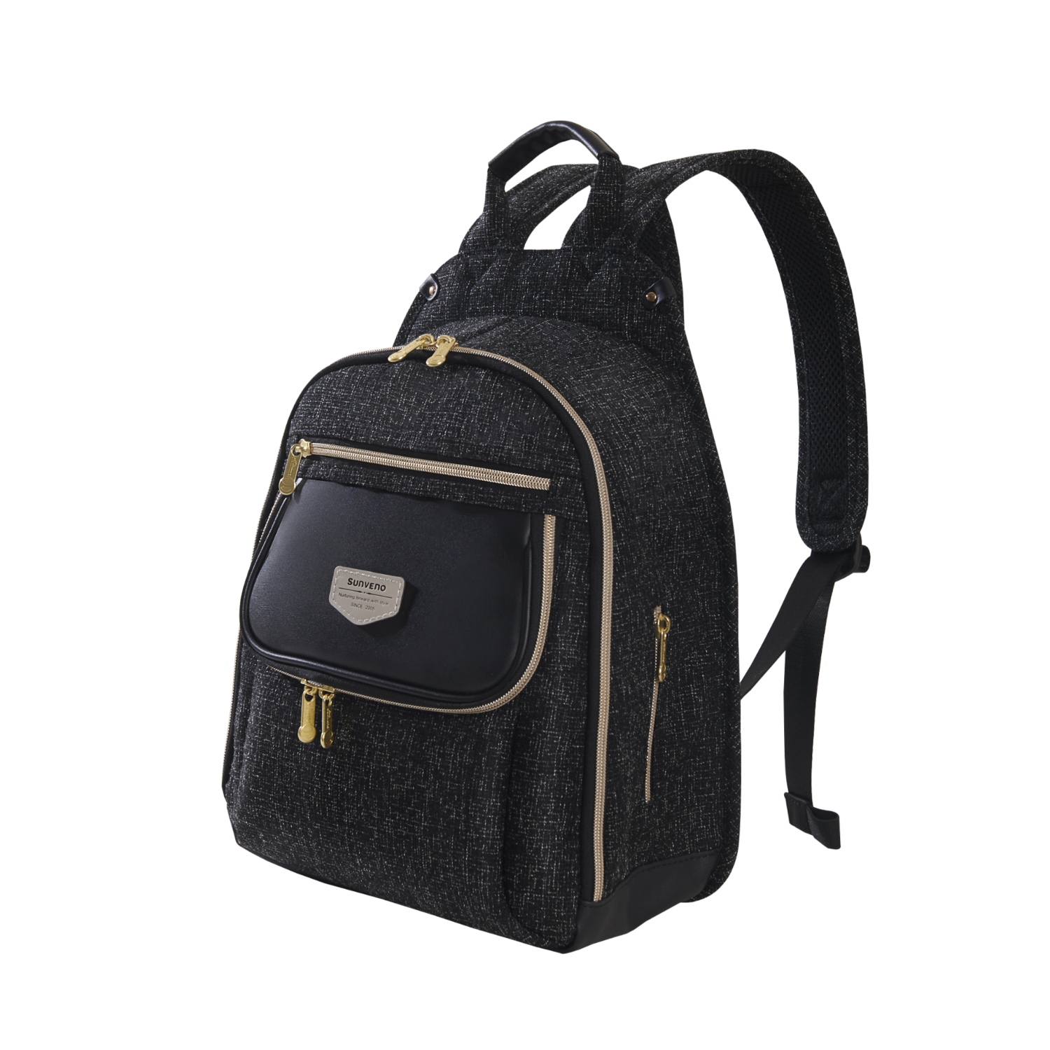 Sunveno Tweed Diaper Bag Backpack