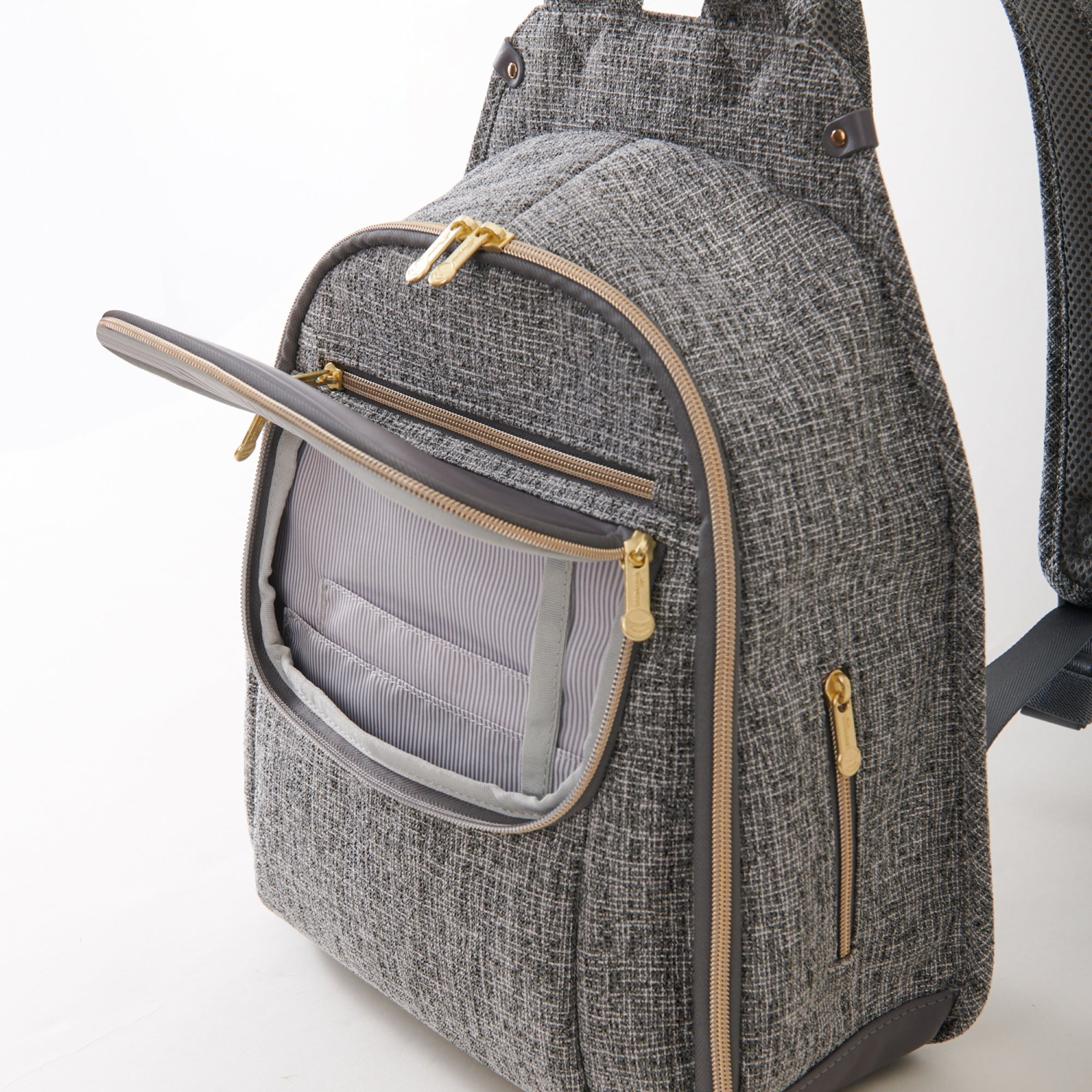 Sunveno Tweed Diaper Bag Backpack