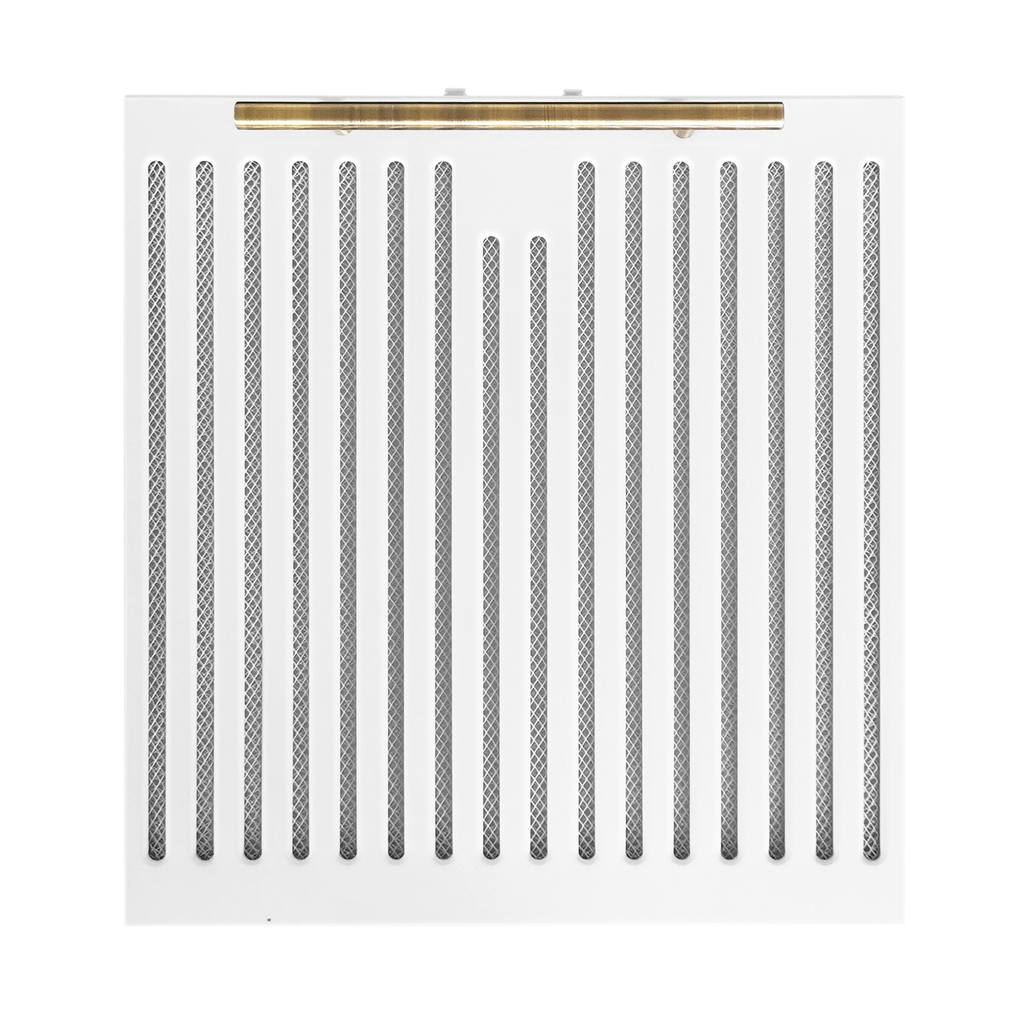 Forno Bari Espresso 30-inch Under Cabinet in White 400CFM Range Hood, with additional Brass Filter Handles