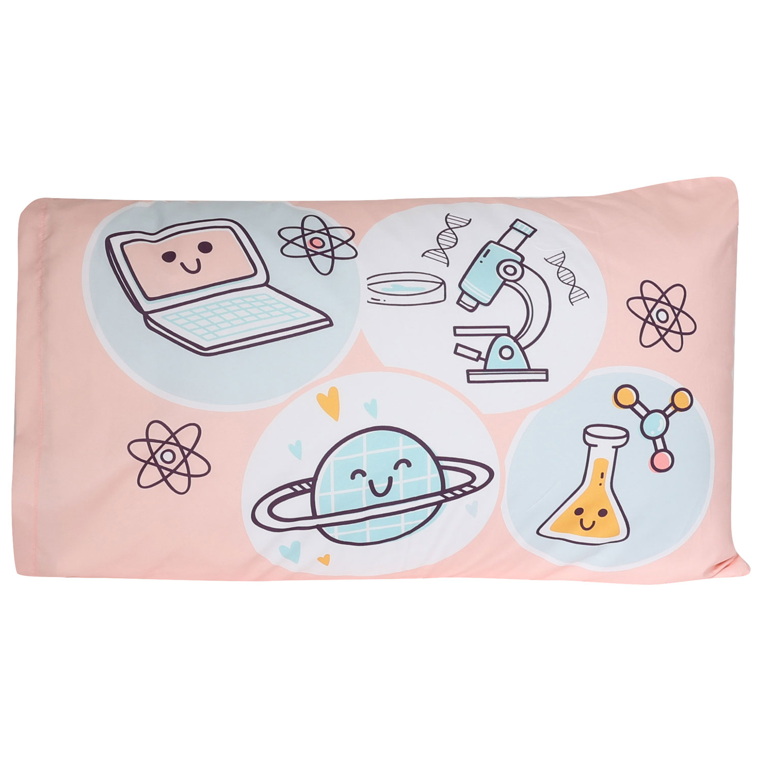 Nemcor 4-Piece Reversible Bed Set - Twin - Science