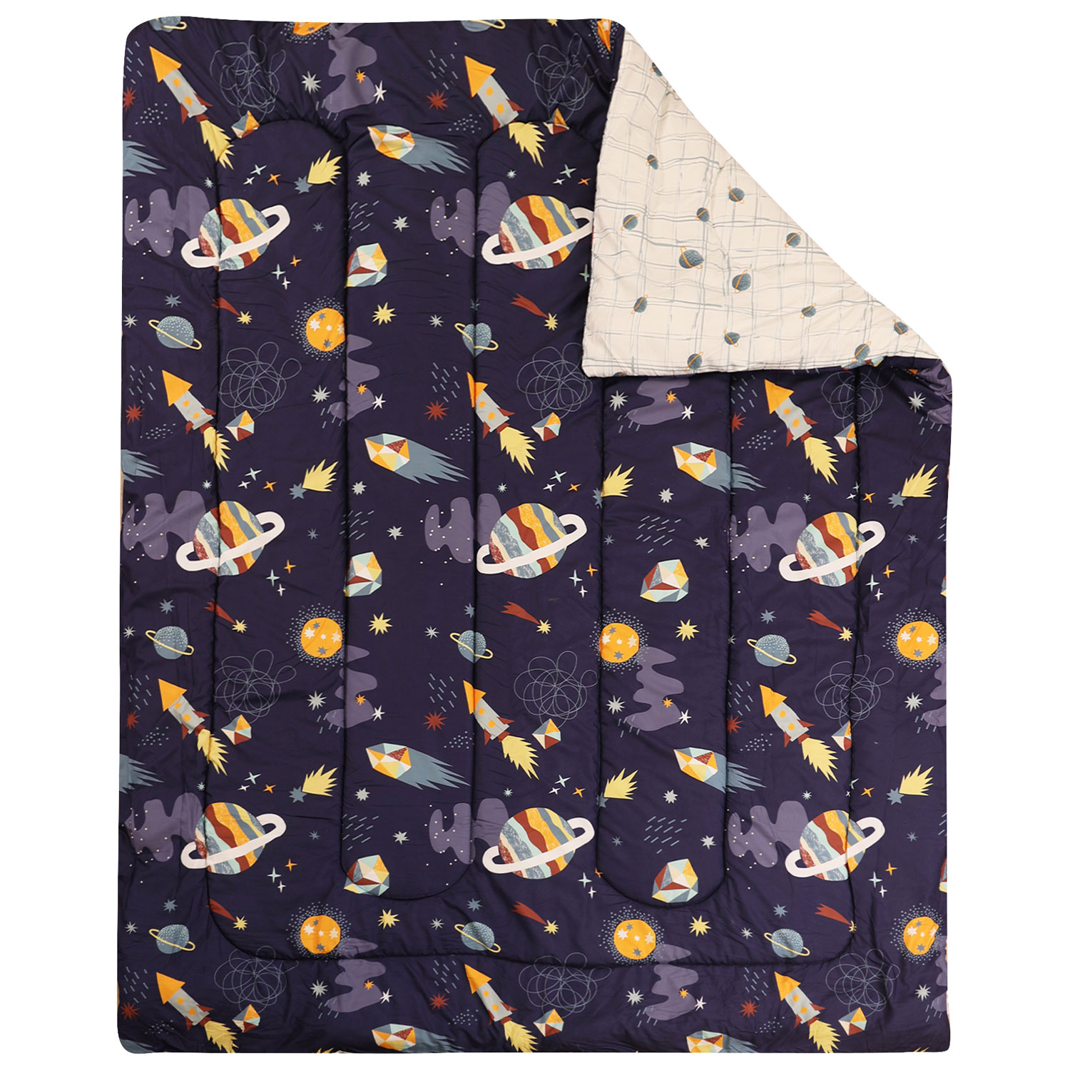 Nemcor 5-Piece Reversible Bed Set - Double - Space