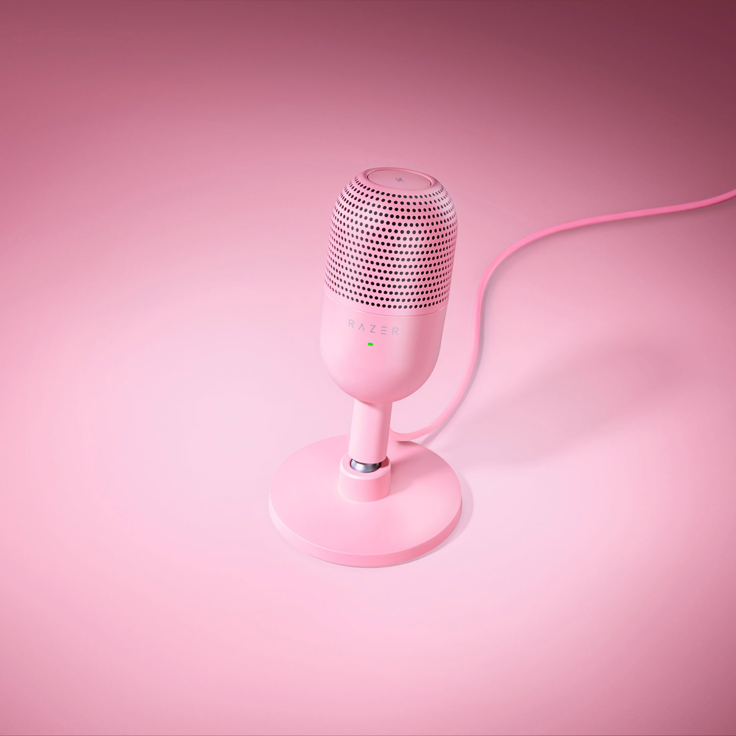 Microphone à condensateur USB Seiren V3 Mini de Razer - Rose quartz