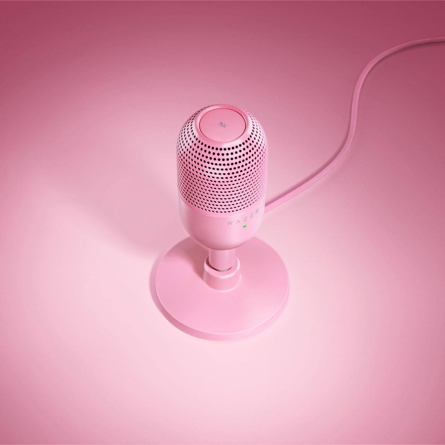 Microphone à condensateur USB Seiren V3 Mini de Razer - Rose quartz