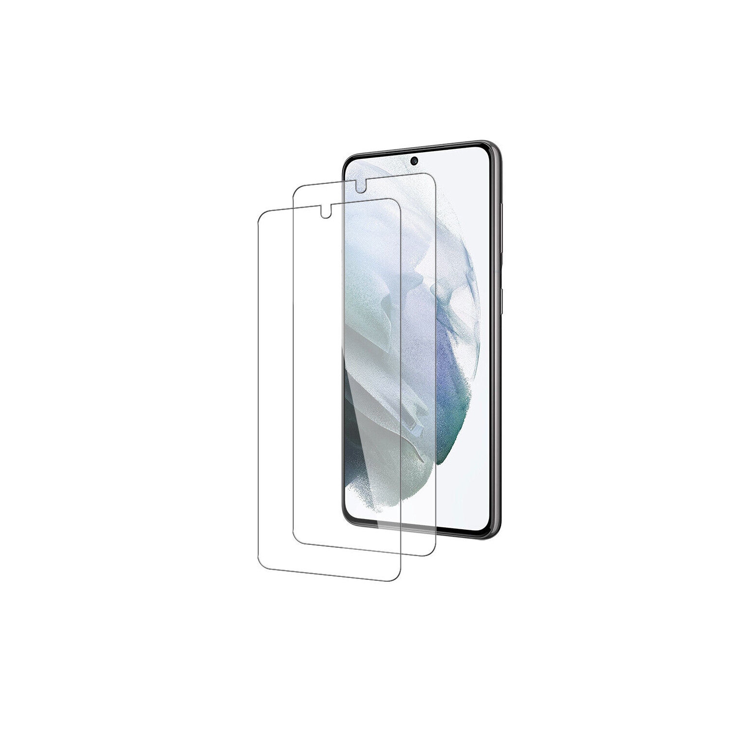 [2 Packs] Protecteur d'écran en verre trempé Premium de CSmart pour Galaxy S25/S24 de Samsung, étui et sans bulles