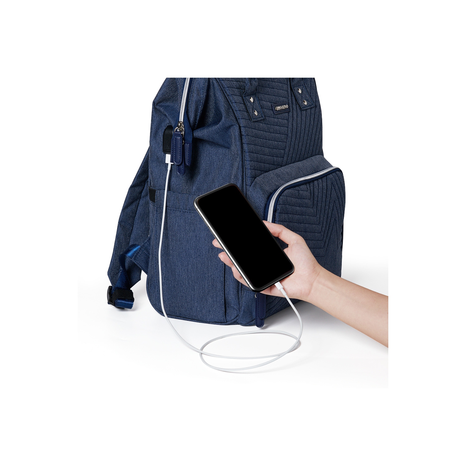 Sunveno Quilted Diaper Bag