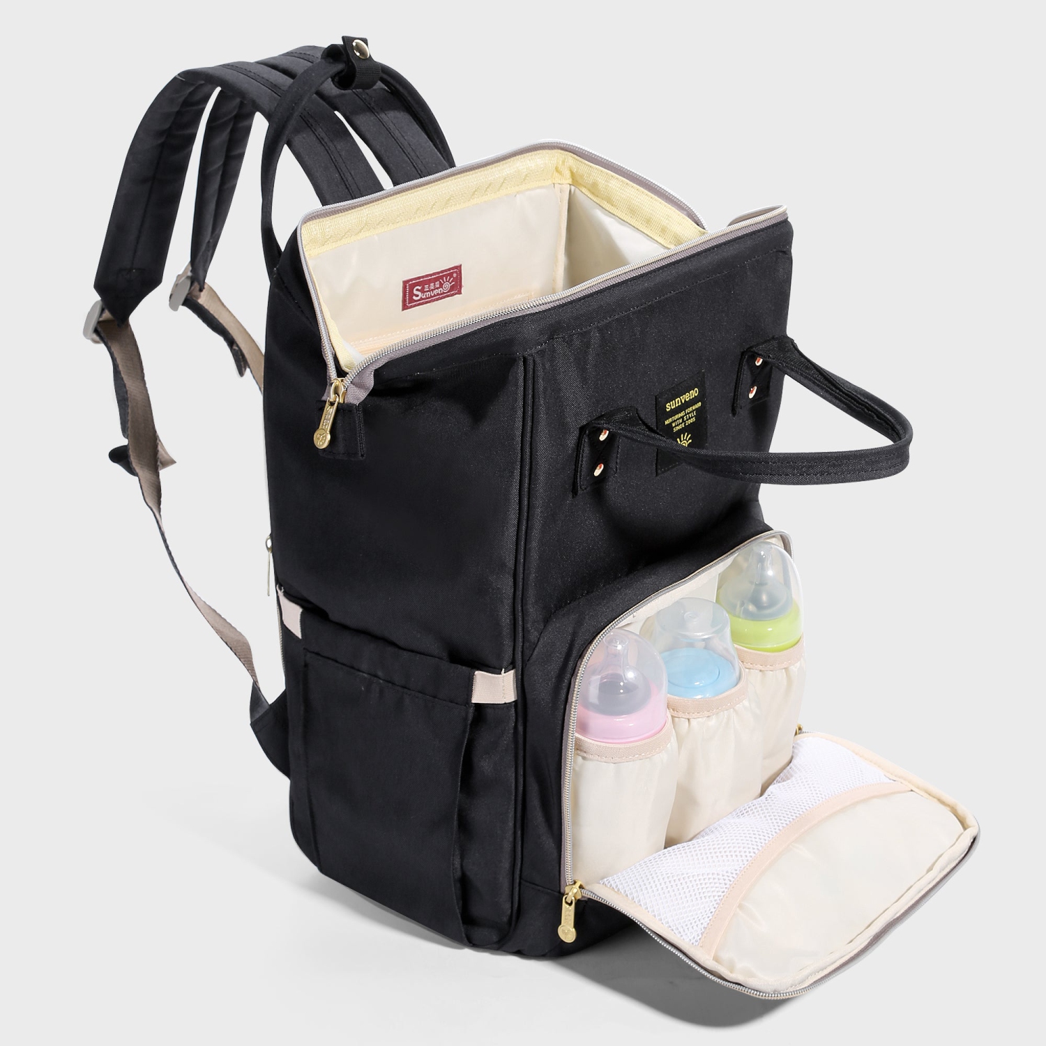 Sunveno Embroidered Diaper Backpack