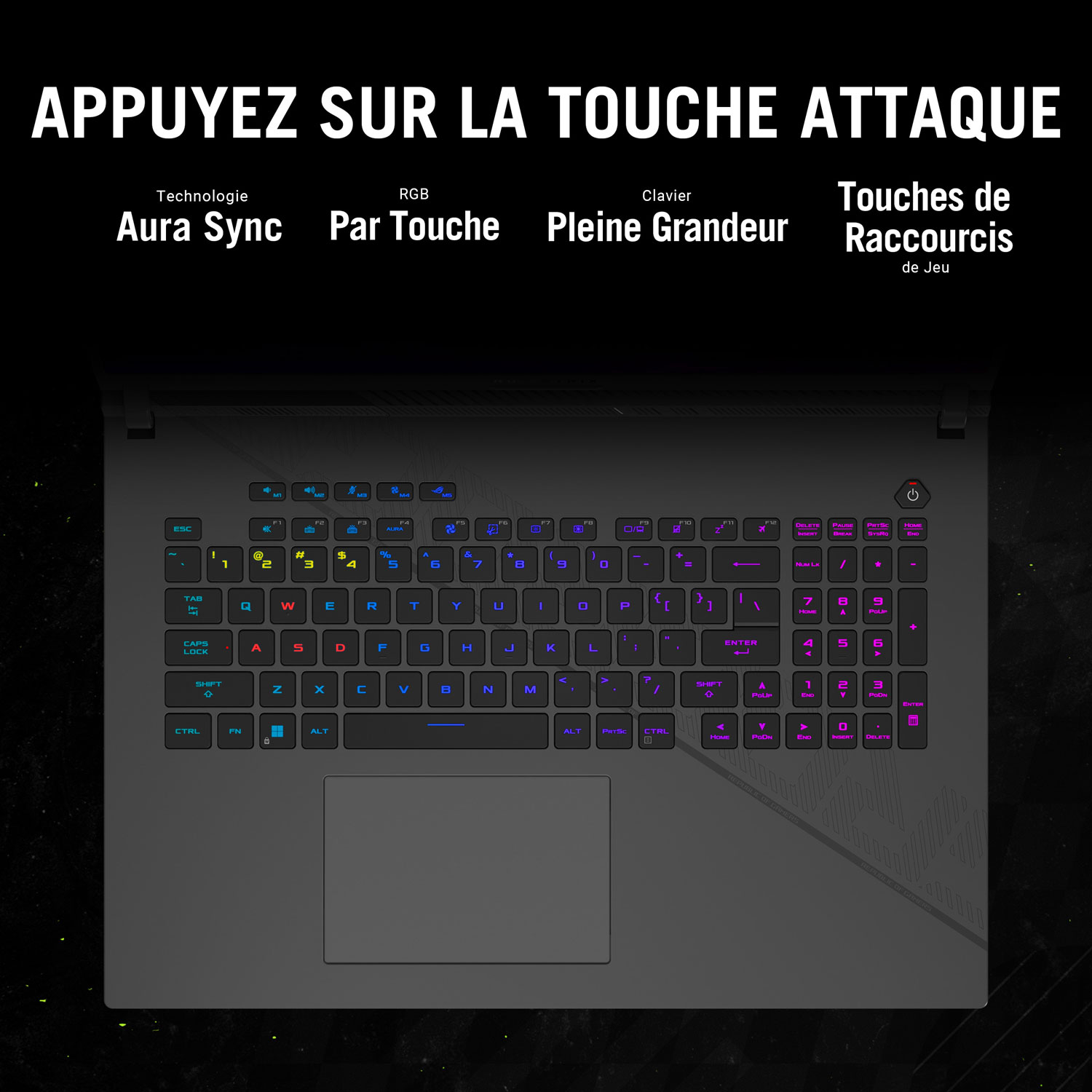 Portable de jeu WQXGA 240 Hz de 18 po ROG Strix G18 d'ASUS (Core i9-14900HX d'Intel/SSD 1 To/RAM 32 Go/RTX 4060)