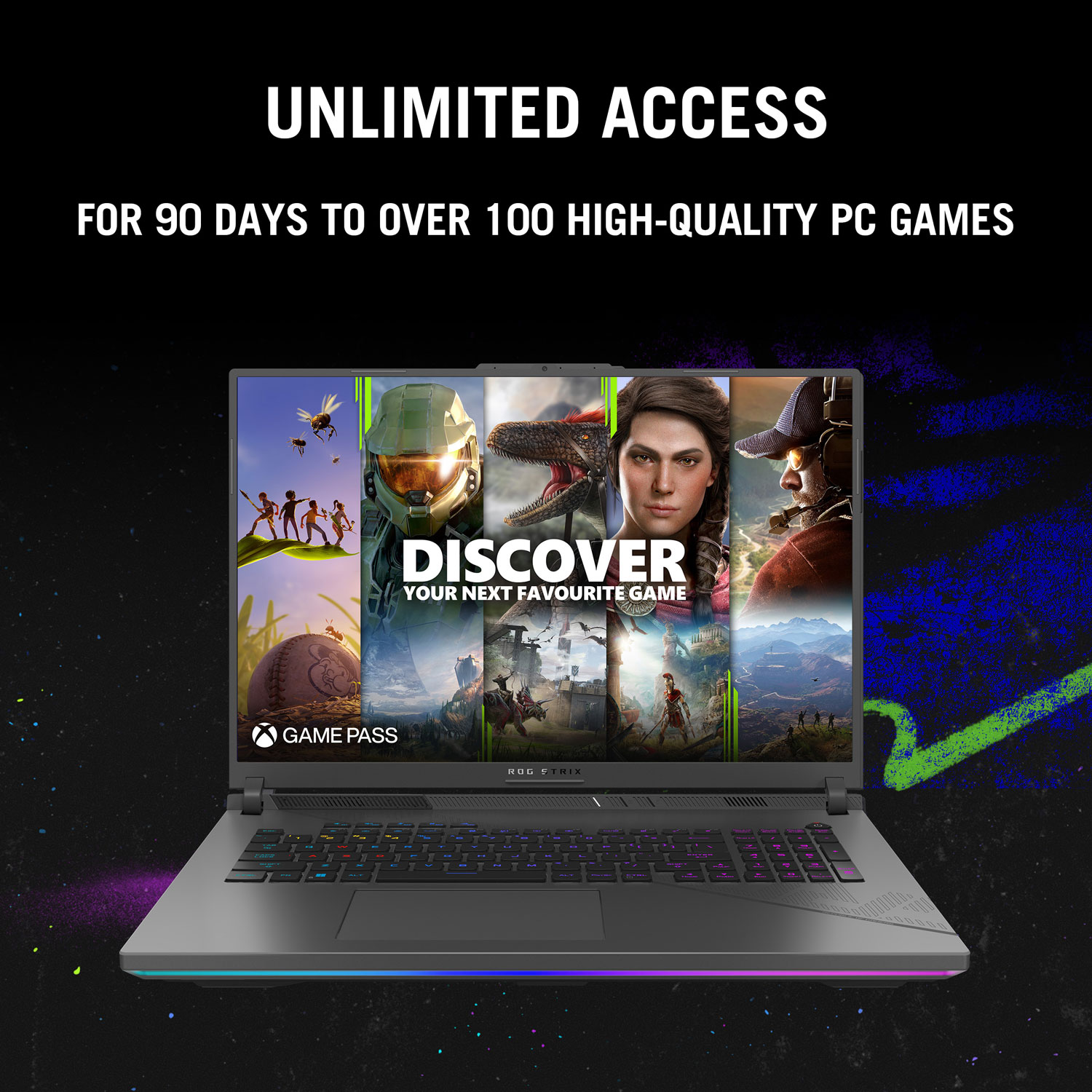 Portable de jeu WQXGA 240 Hz de 18 po ROG Strix G18 d'ASUS (Core i9-14900HX d'Intel/SSD 1 To/RAM 32 Go/RTX 4060)