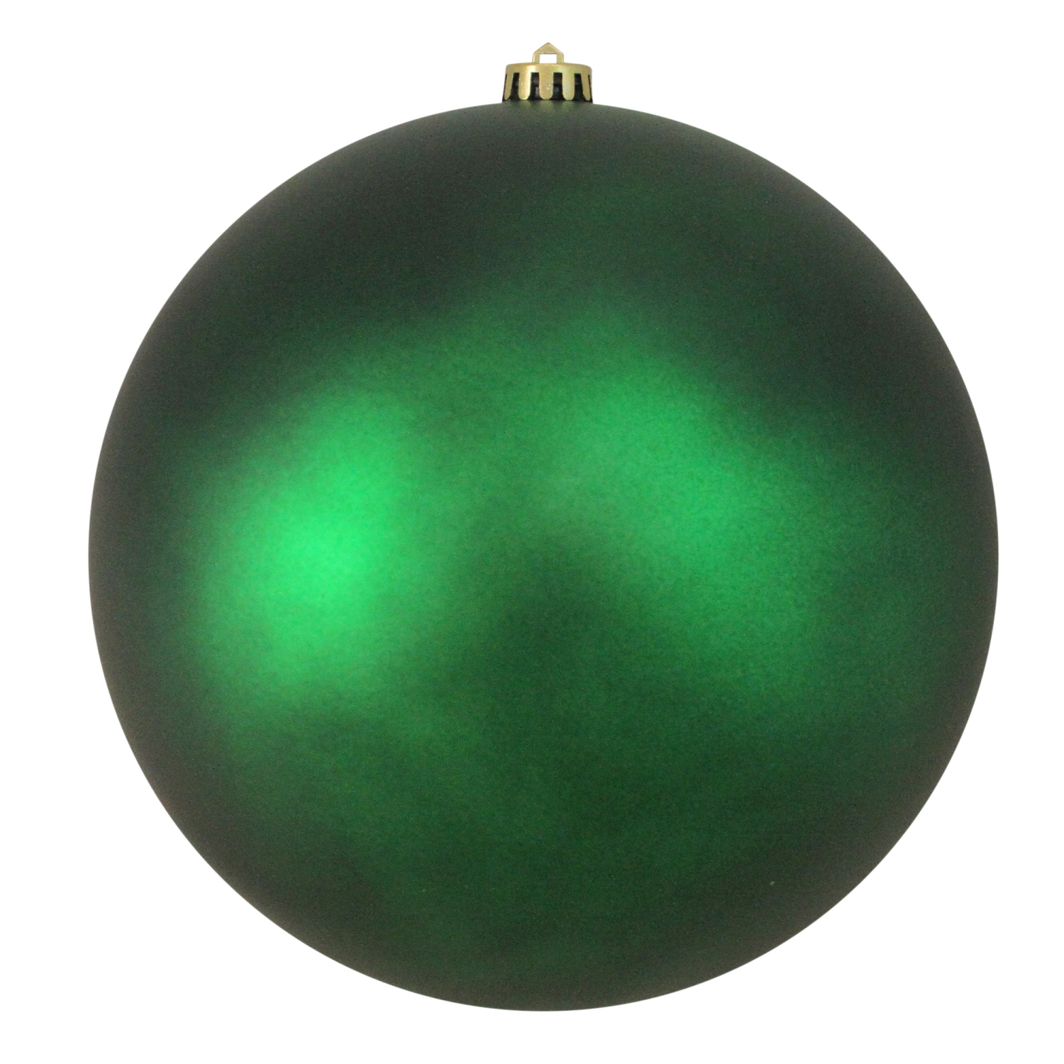 Matte Shatterproof Commercial Christmas Ball Ornament - 10" - Green
