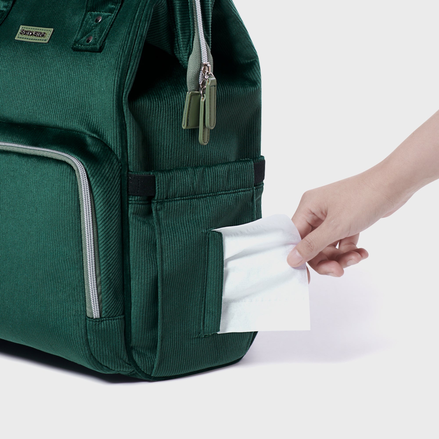 Sunveno Corduroy Diaper Bag