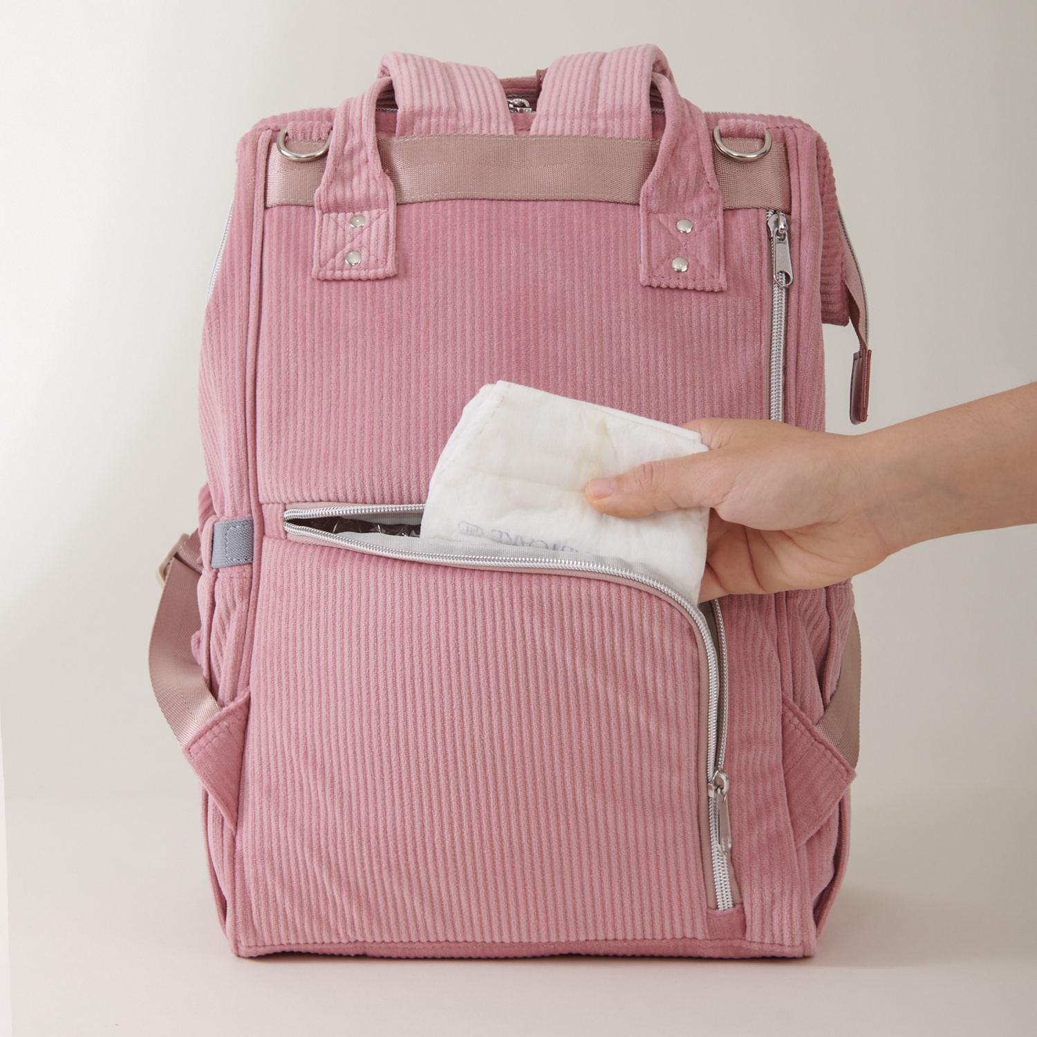 Sunveno Corduroy Diaper Bag