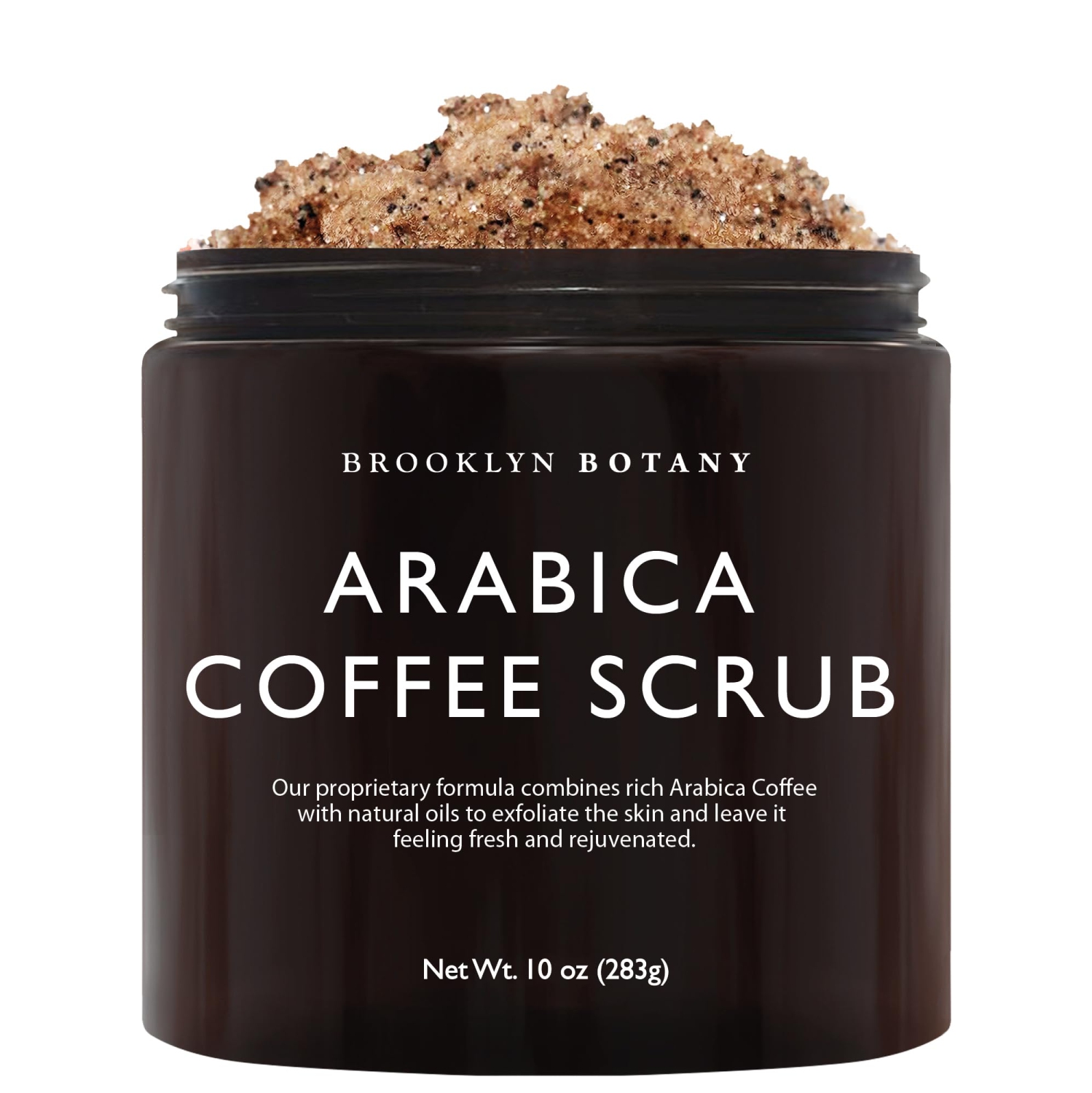 Brooklyn Botany Dead Sea Salt and Arabica Coffee Body Scrub 10 oz
