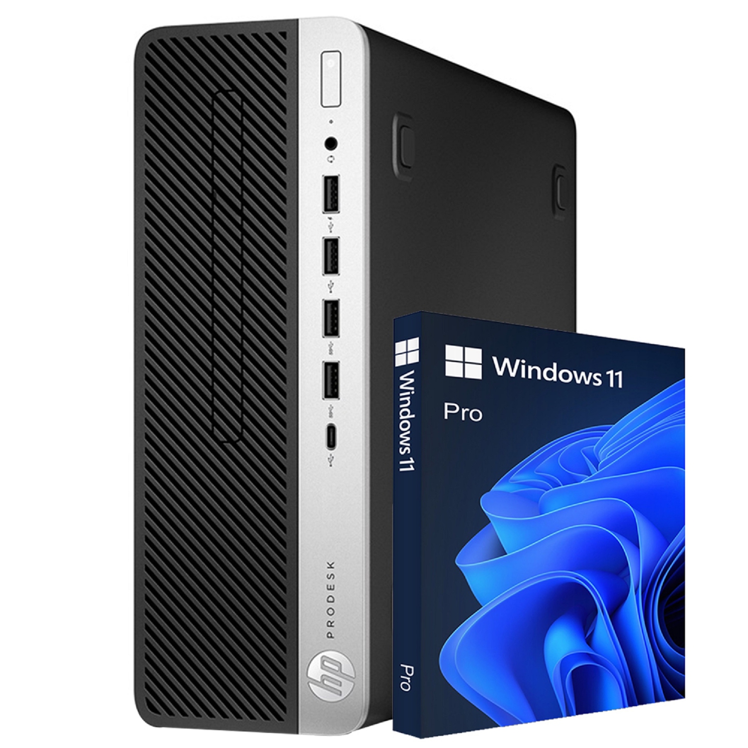 HP ProDesk 600 G5 i5 8500 SSD＋HDD　WIN11 HP ProDesk 600 G5 Small Form Factor PC (i5-9500 Processor