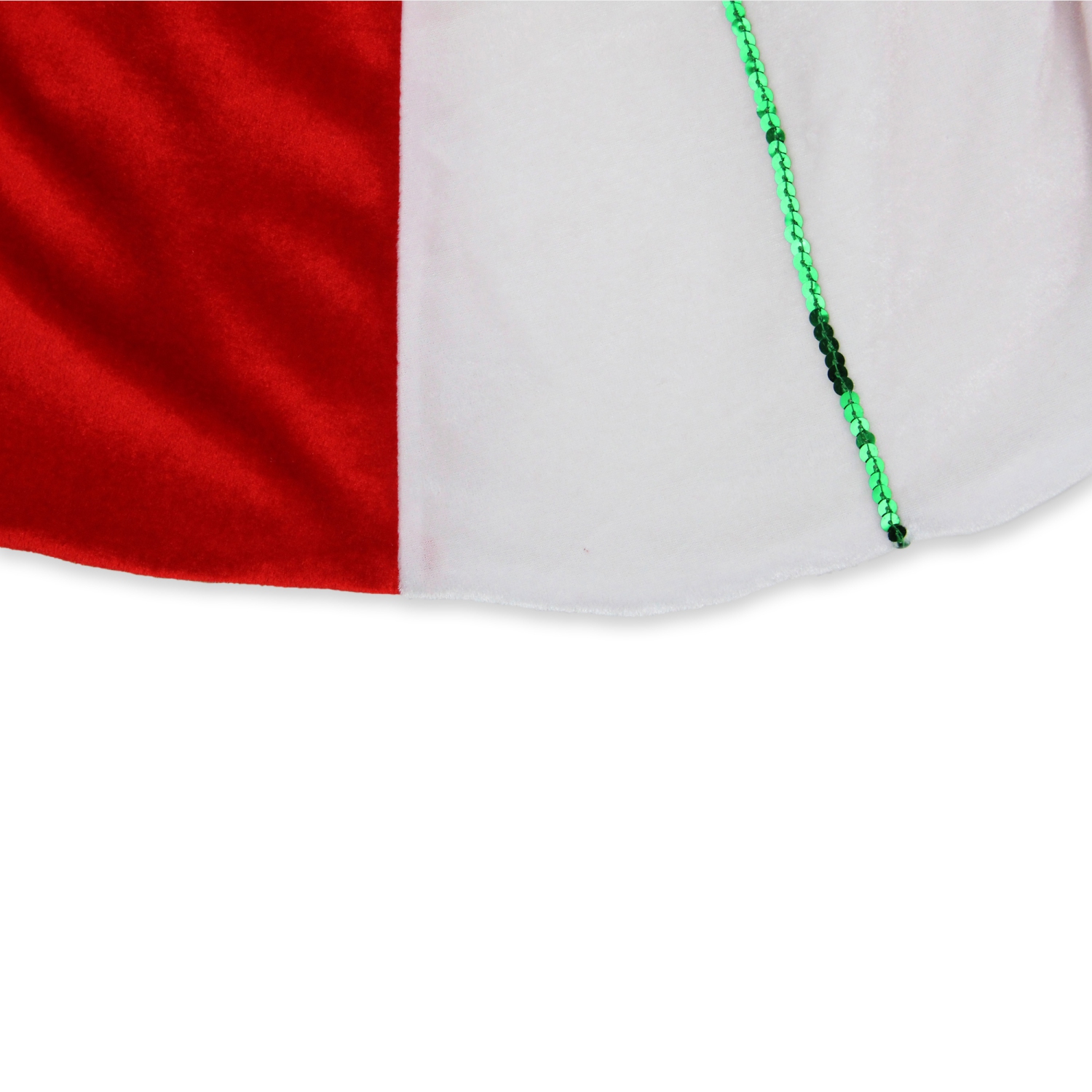 Peppermint Twist Christmas Tree Skirt - 48" - Red and White