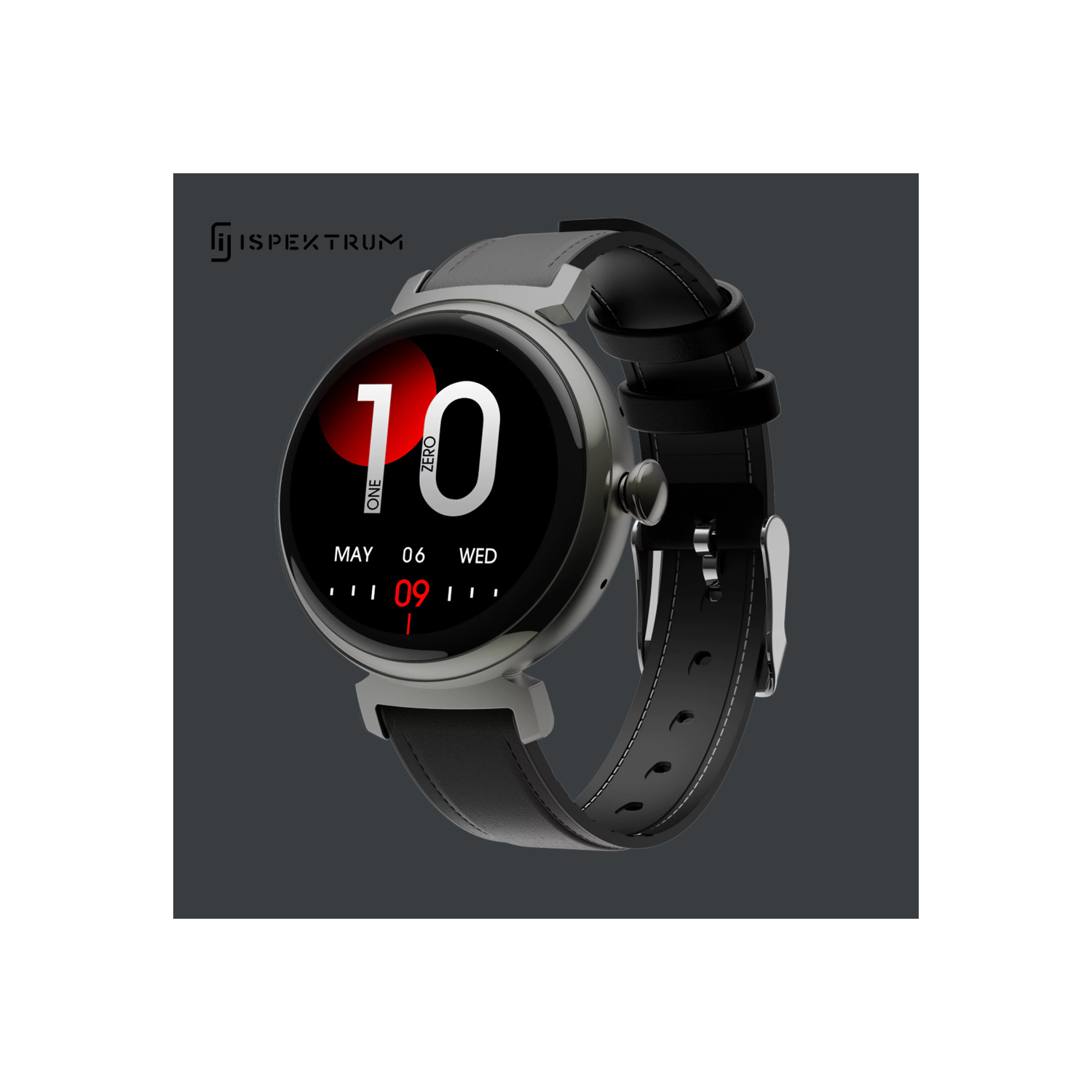 ISPEKTRUM Smartini Mini Smart Watch, 1" HD Screen Bluetooth Calls & Text, Multiple Sports Mode Fitness Tracker Heart Rate & BP Monitor Works with