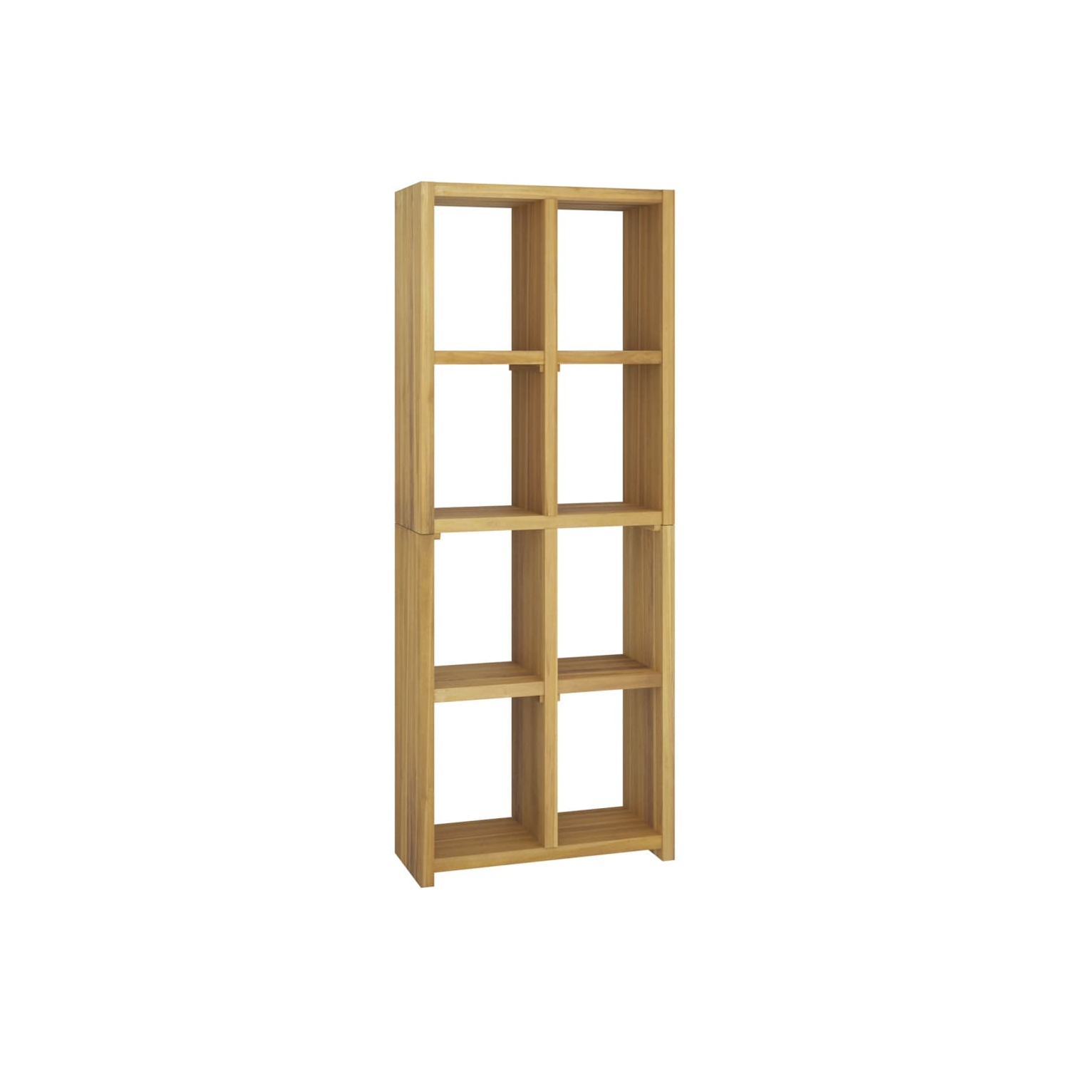 vidaXL Book Cabinet 70x30x180 cm Solid Wood Teak