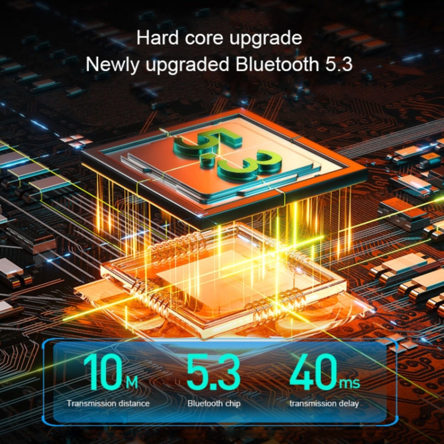 Écouteurs bouton sans fil Vanguard SeriesV50 de WEKOME