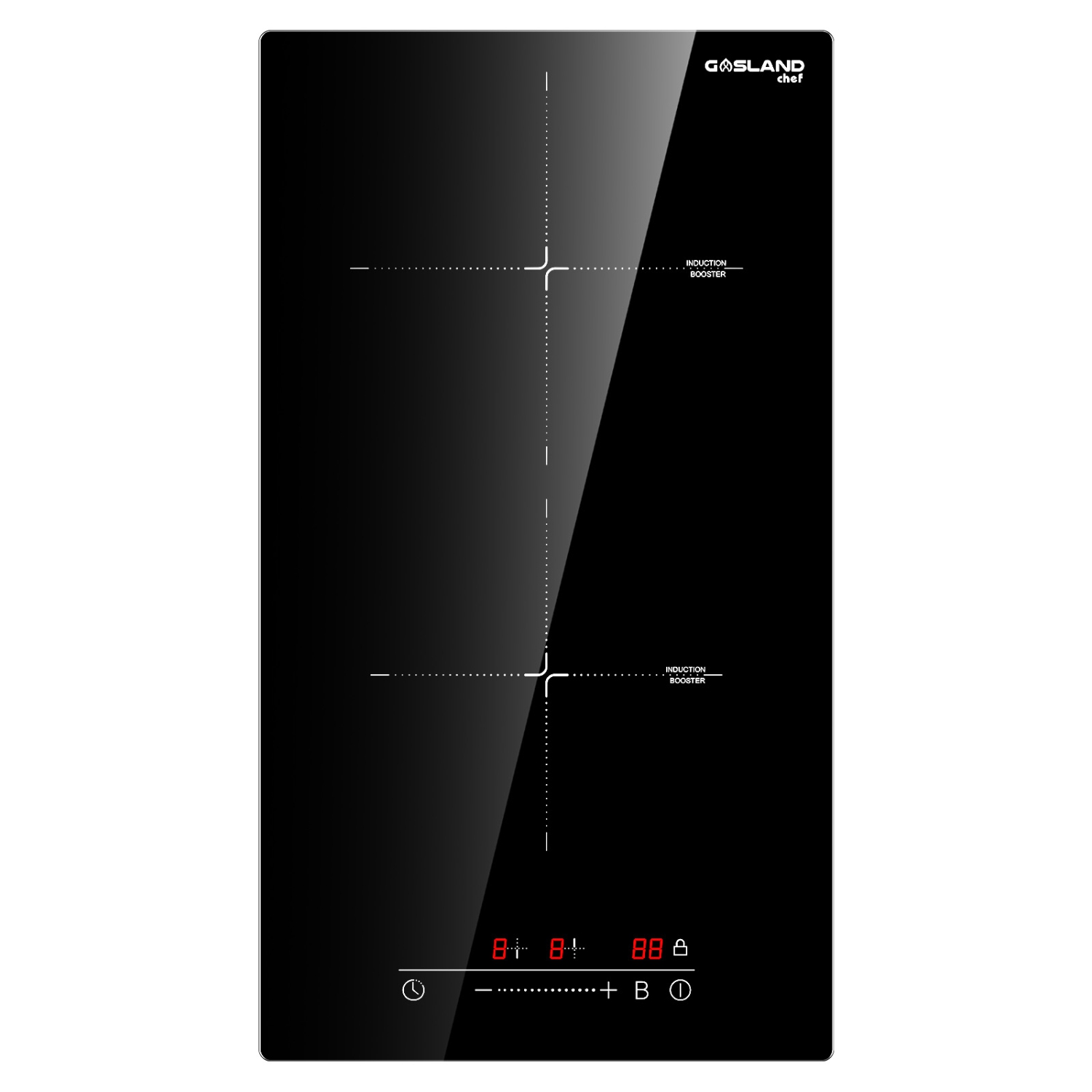 GASLAND 12 in. Induction Cooktop Smooth Top with 2 Elements in Black