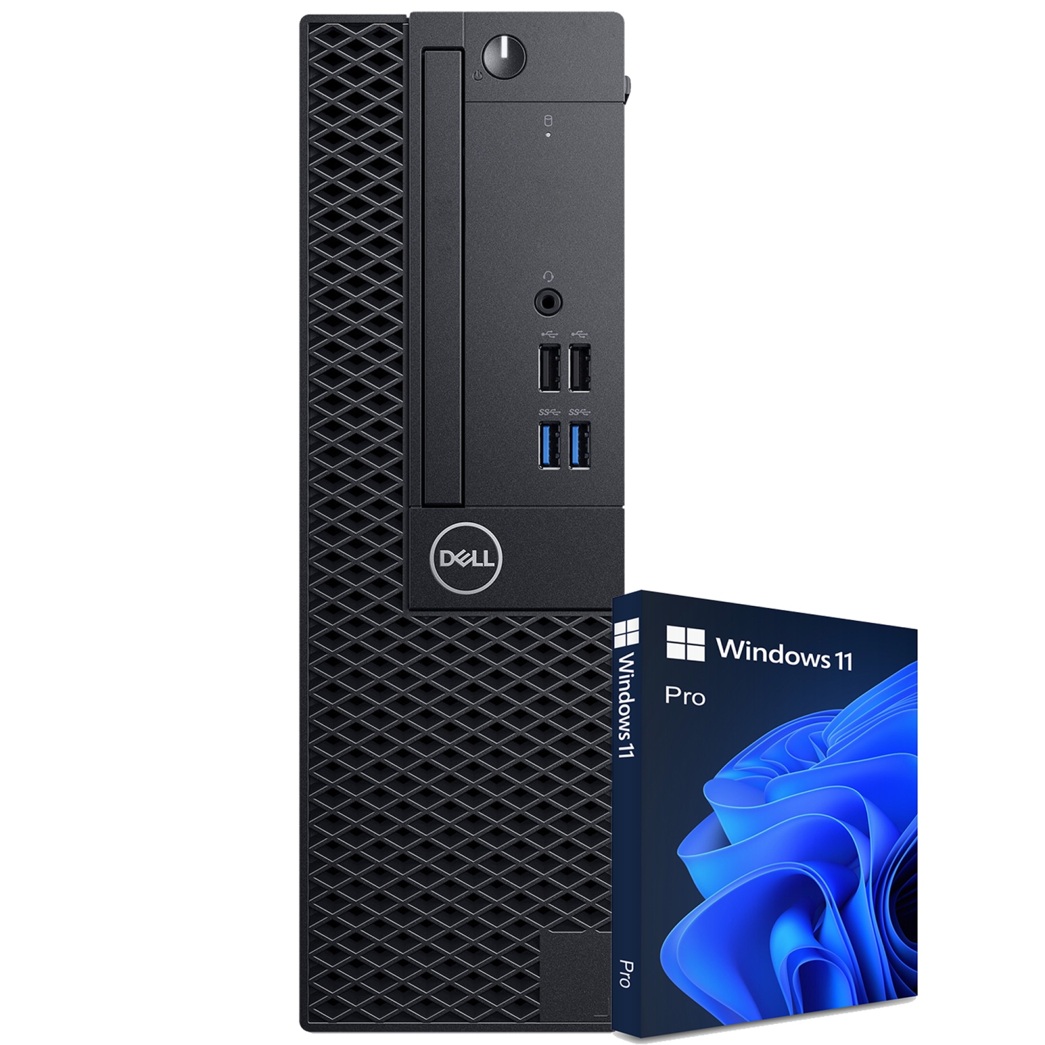 Refurbished (Good) - Dell Computer OptiPlex 3070 SFF Desktop PC| Intel Hexa-Core i5 9th Gen upto 4.40GHz| Windows 11 Pro| 512GB NVMe SSD| 16GB DDR4 RAM| Wireless Keyboard and Mouse