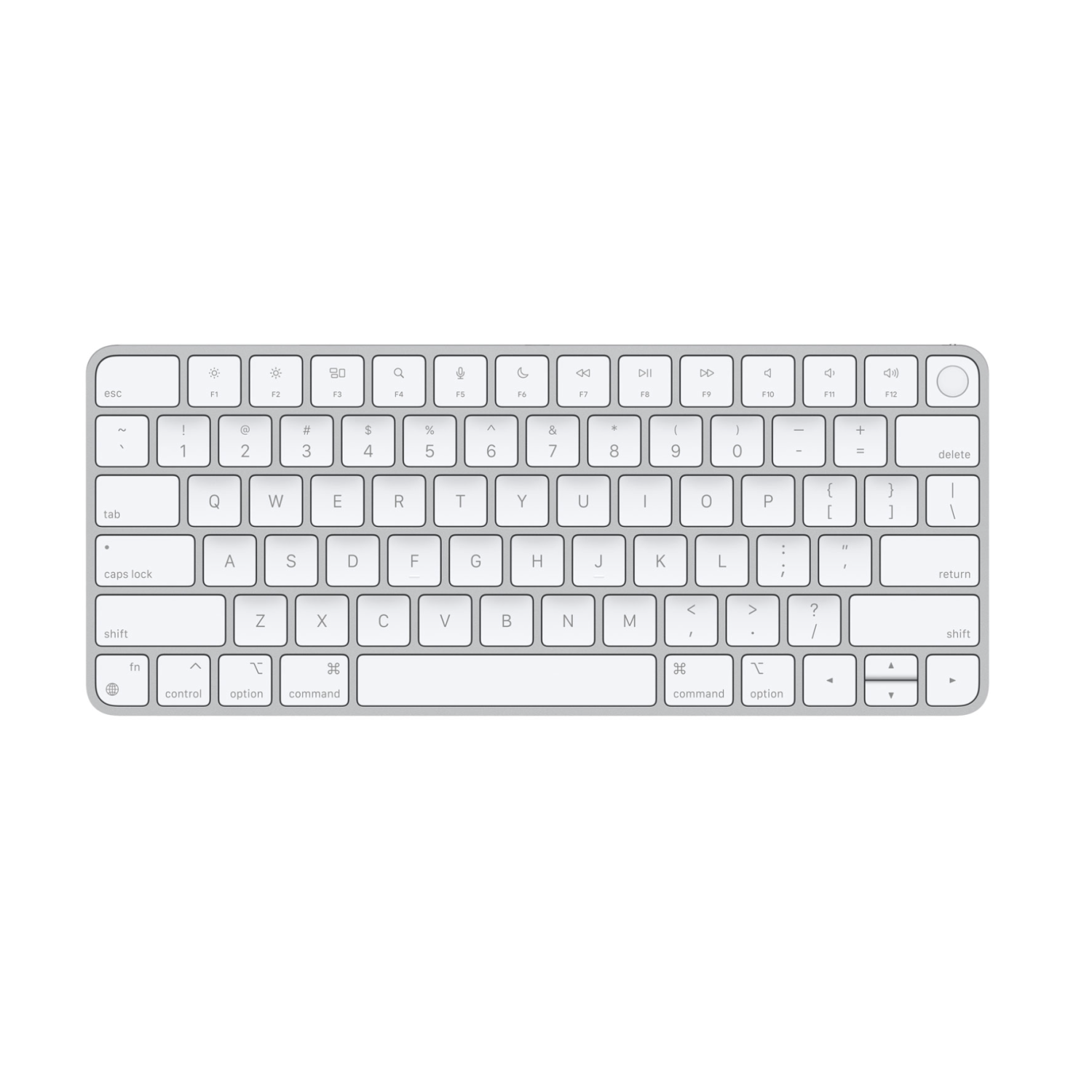 Remis à neuf - clavier Magic Keyboard d'Apple avec Touch ID - Blanc - Anglais