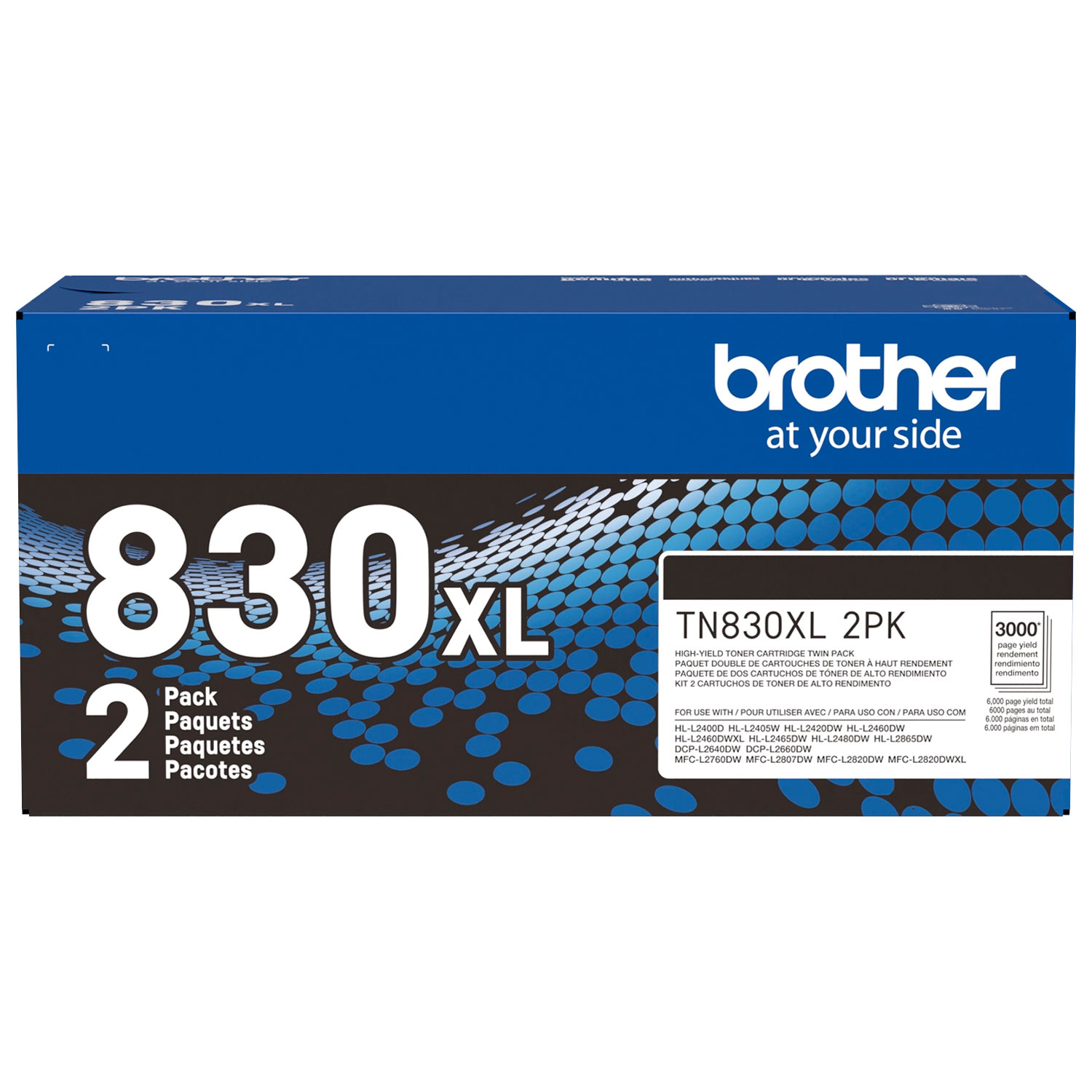 Cartouche d'encre noire de Brother - Paquet de 2