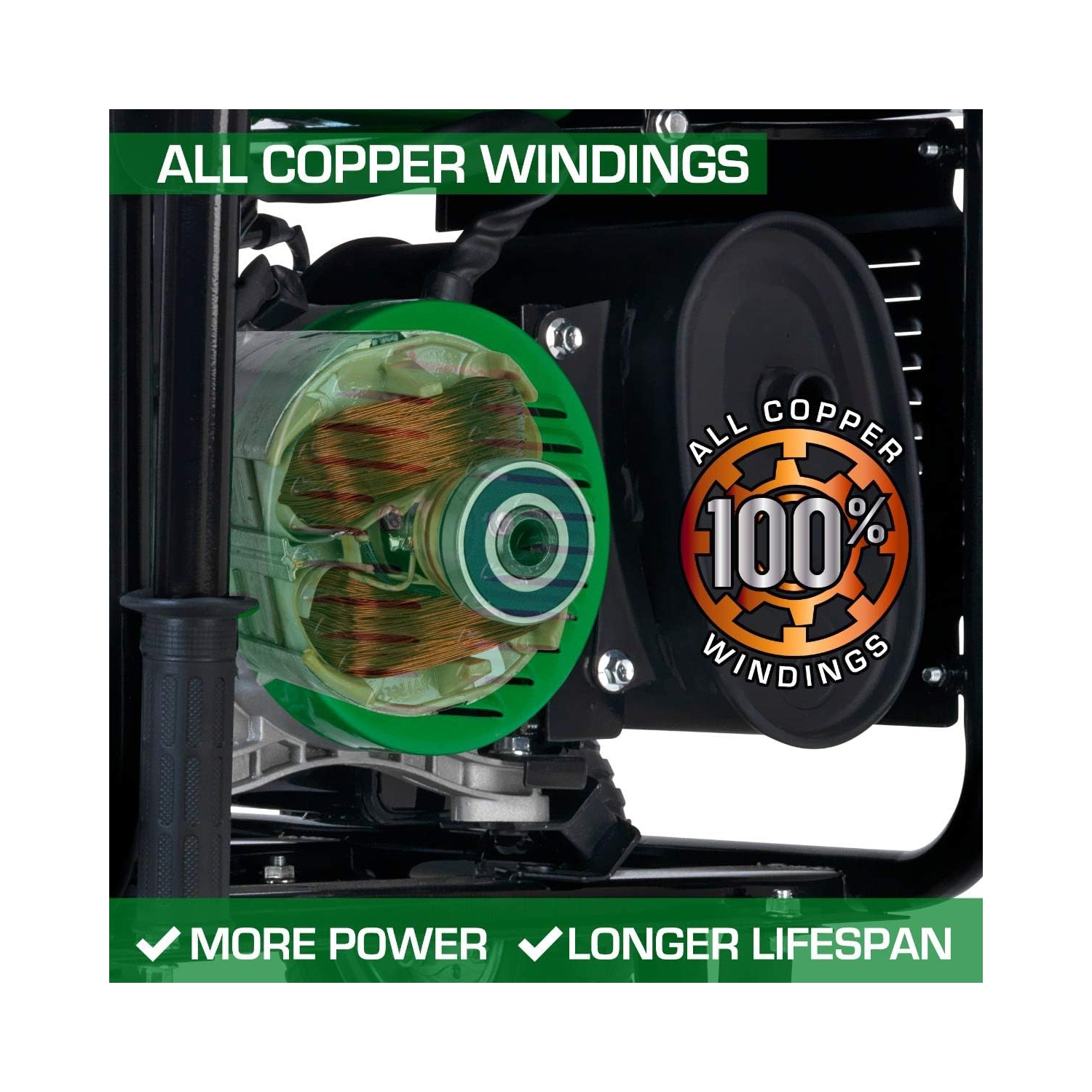 Duromax XP4850EH 3850 Running Watts/4850 Starting Watts Dual Fuel Electric Start Portable Generator