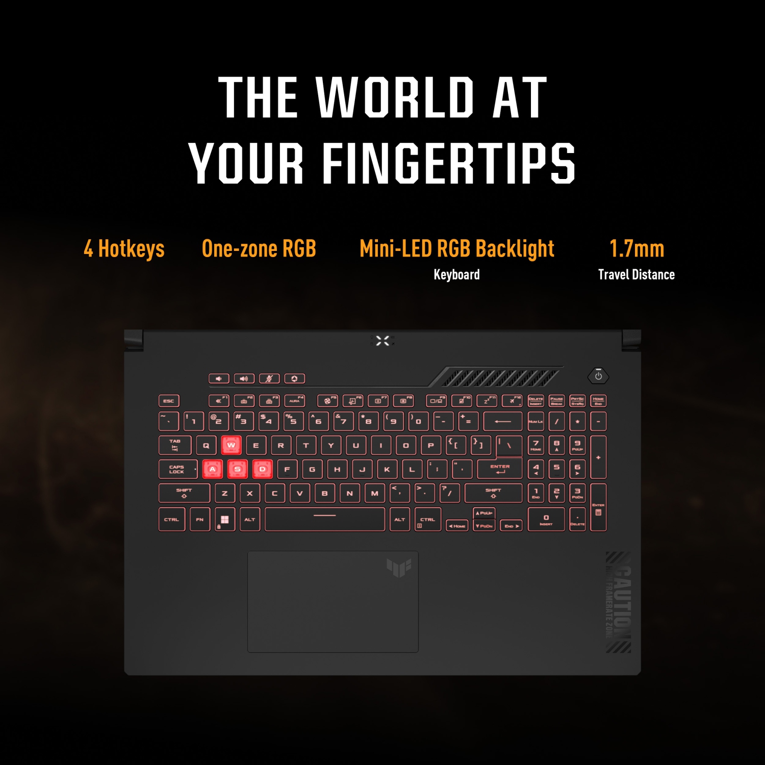 ASUS TUF Gaming A17 Gaming Laptop, 17.3” FHD 144Hz Display, GeForce RTX 4060, AMD Ryzen 7 7735HS, 16GB DDR5, 512GB PCIe 4.0 SSD, Wi-Fi 6, Windows 11,